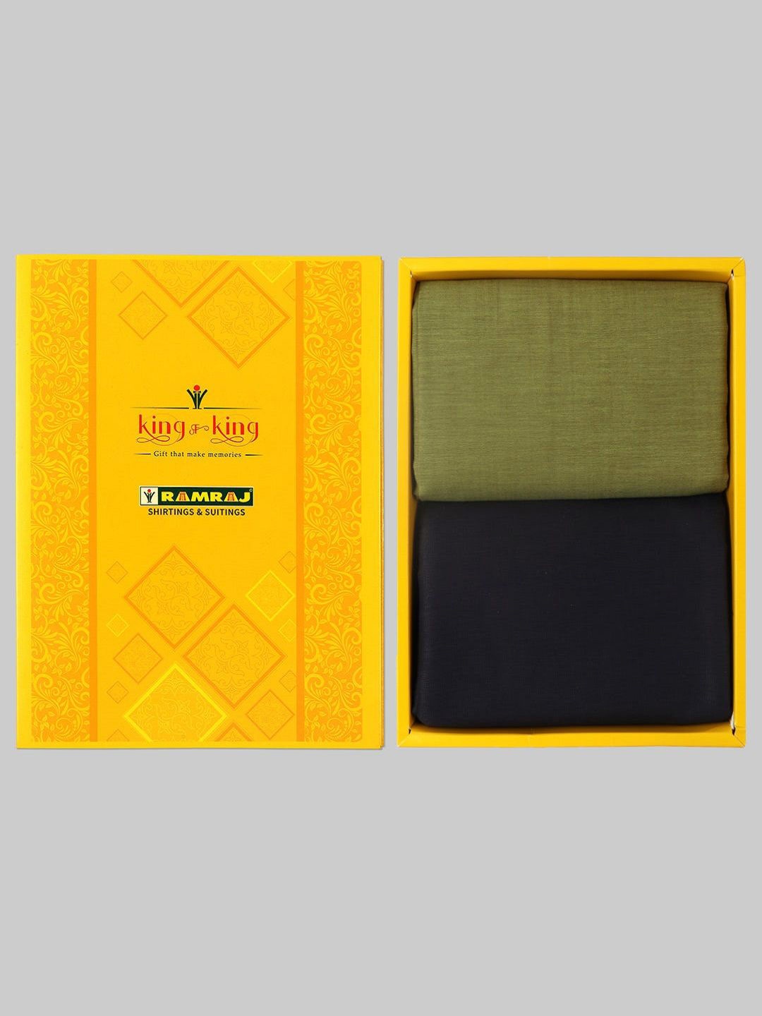 

Ramraj Men Solid Cotton Shirt and Trousers Clothing Fabric, Yellow