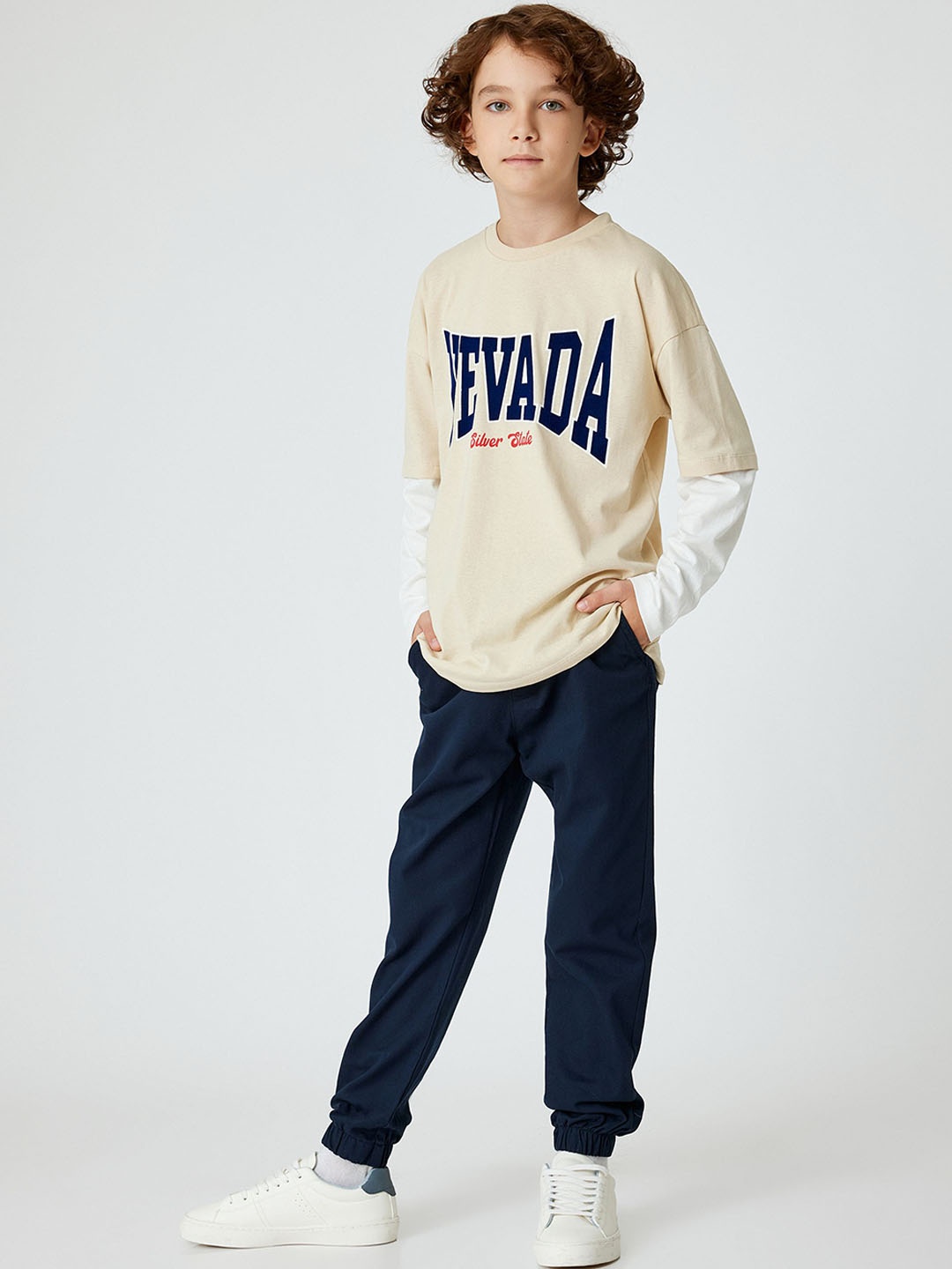 

Koton Boys Regular Fit Joggers Trousers, Navy blue