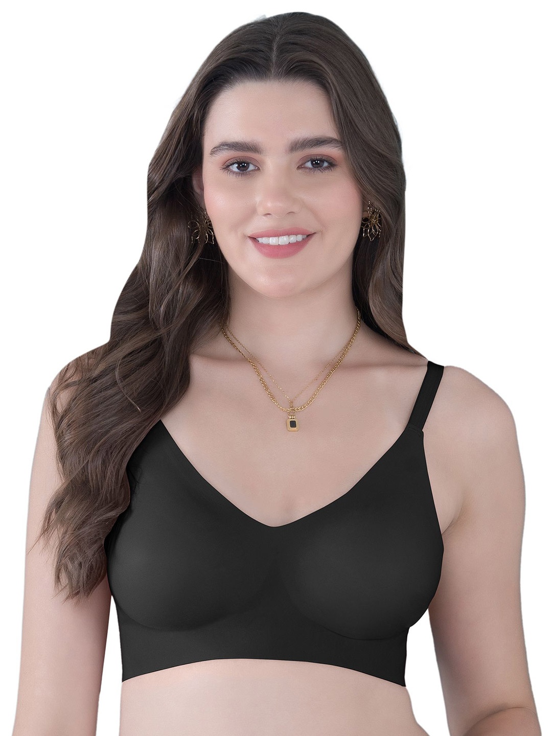 

Tweens Seamless Bonded Lightly Padded InvisiBra, Black