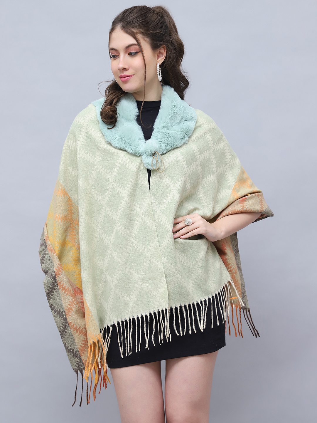 

ELLIS Women Acrylic Mufflers, Green
