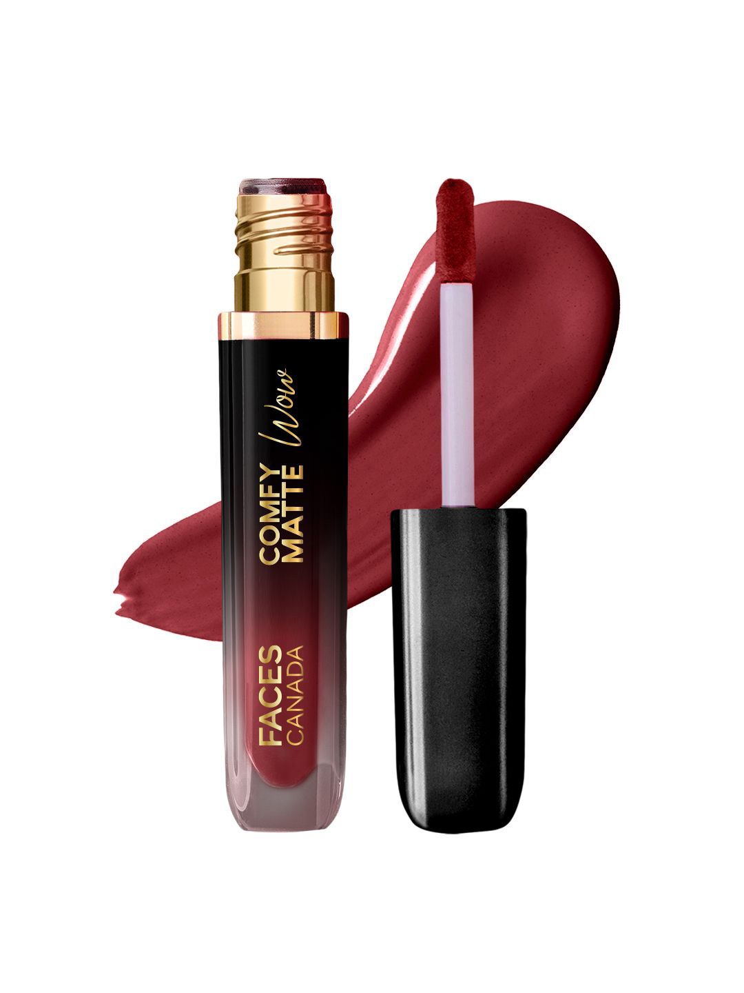 

FACES CANADA Comfy Matte Wow Liquid Lipstick - 3.8ml - Ruby Rouge 05, Brown