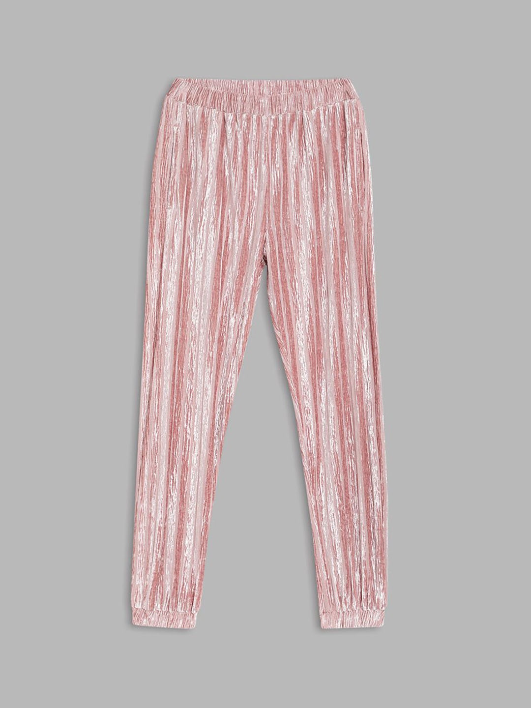 

Blue Giraffe Girls Mid-Rise Joggers, Peach