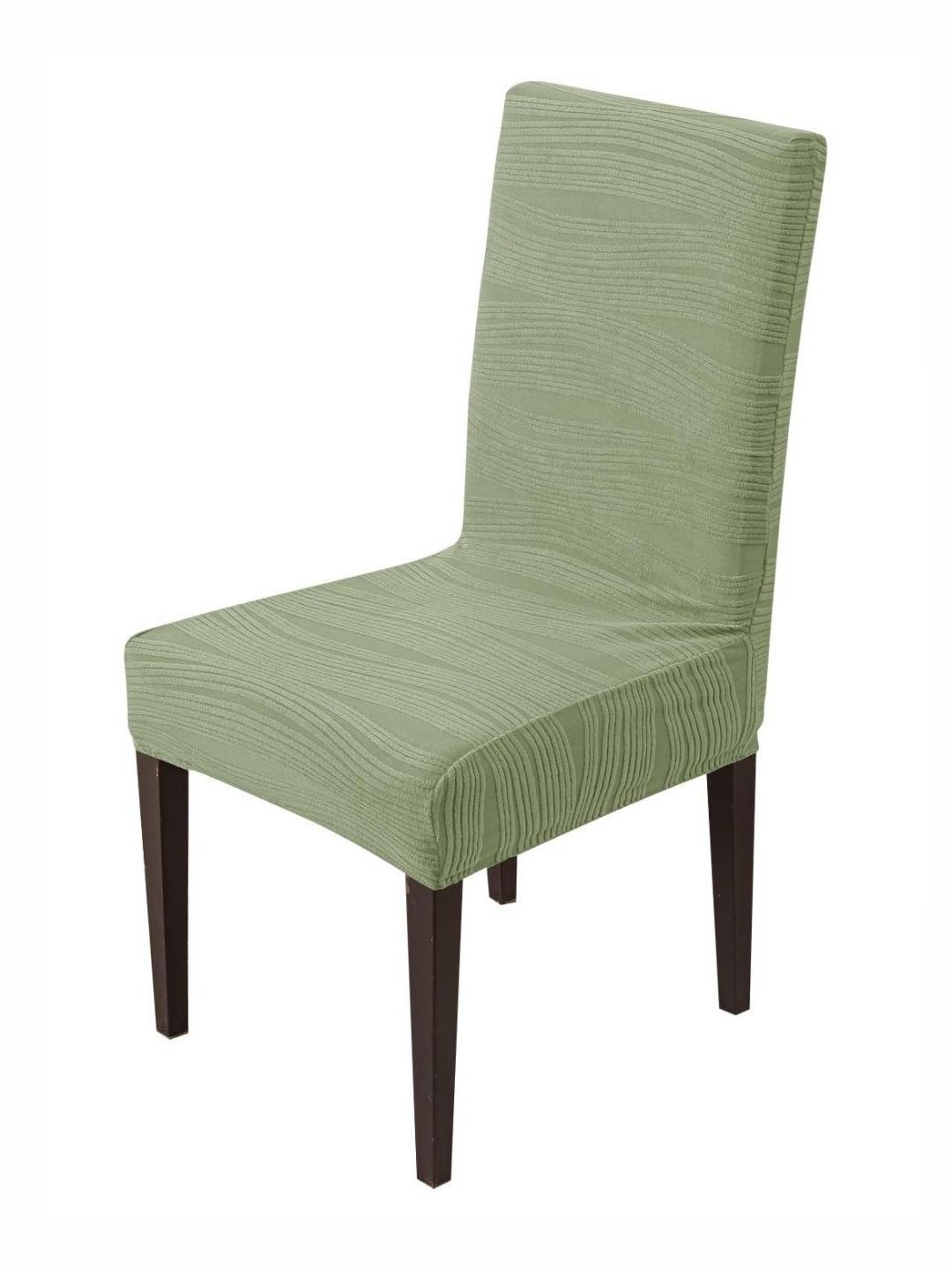 

HOKIPO HOUSE OF QUIRK Green Self-Designed Stretchable Chair Covers