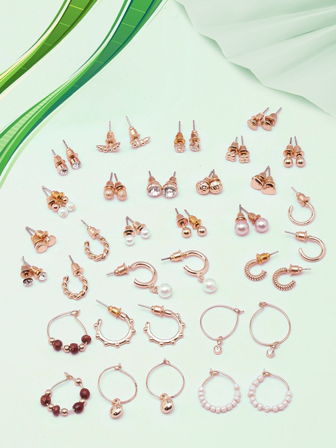 

KPOP Contemporary Drop Earrings, Gold