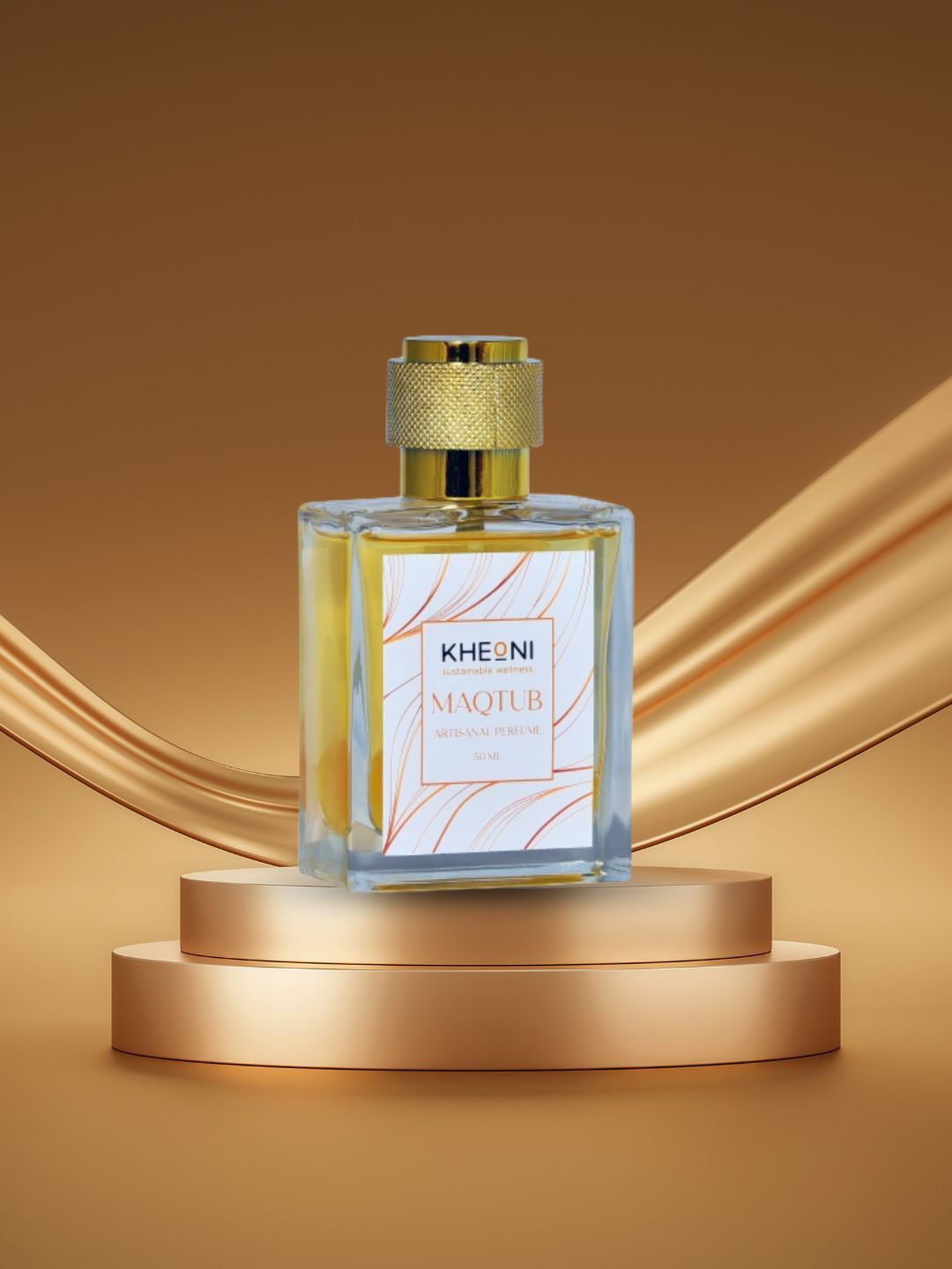

Kheoni Maqtub Artisanal Natural Eau De Parfum- 50 ml, Yellow
