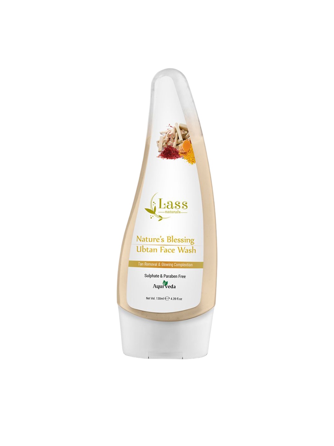 

Lass Naturals Ubtan Face Wash - 130 ml, Mustard