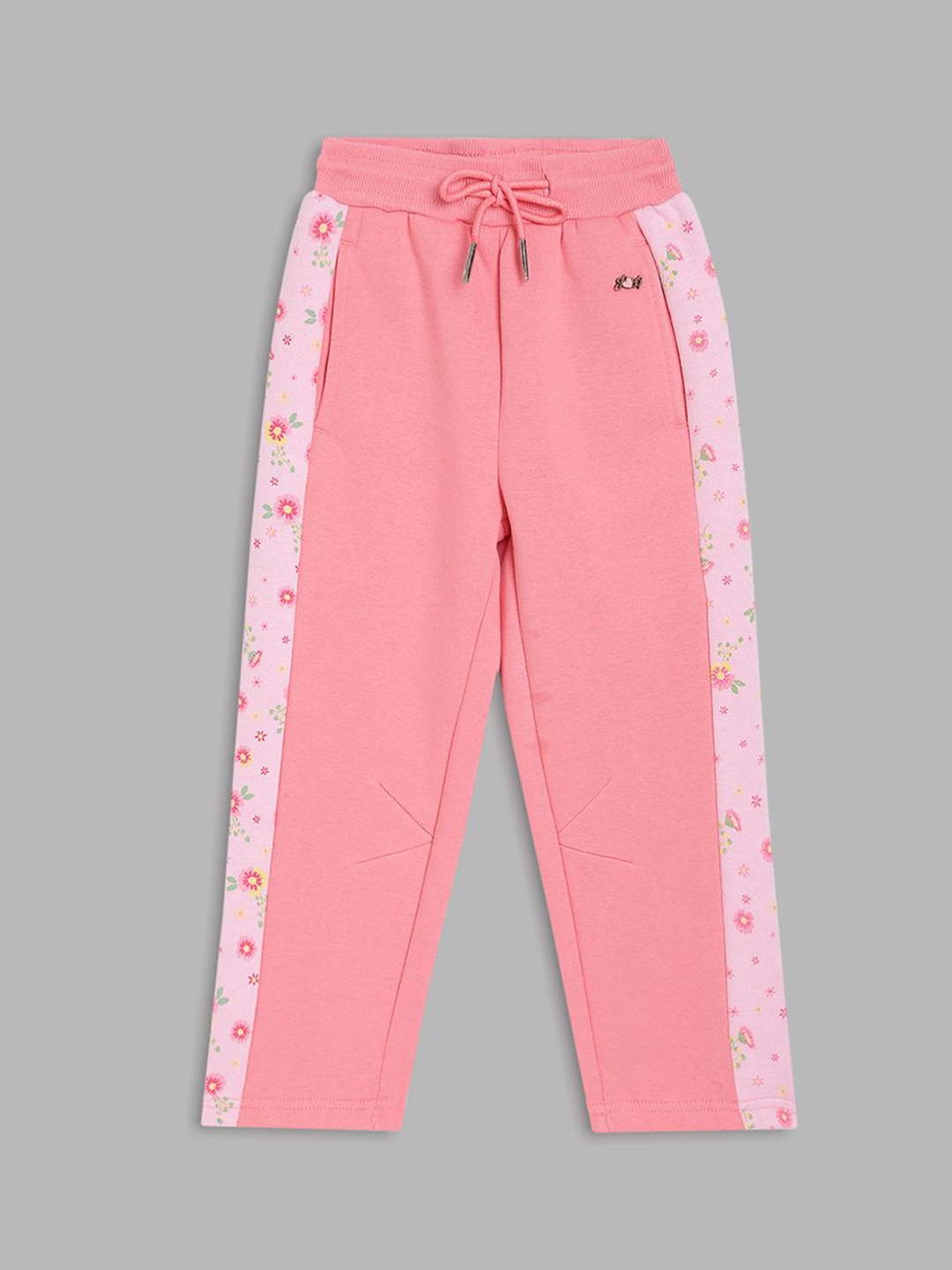 

Blue Giraffe Girls Mid-Rise Track Pants, Pink