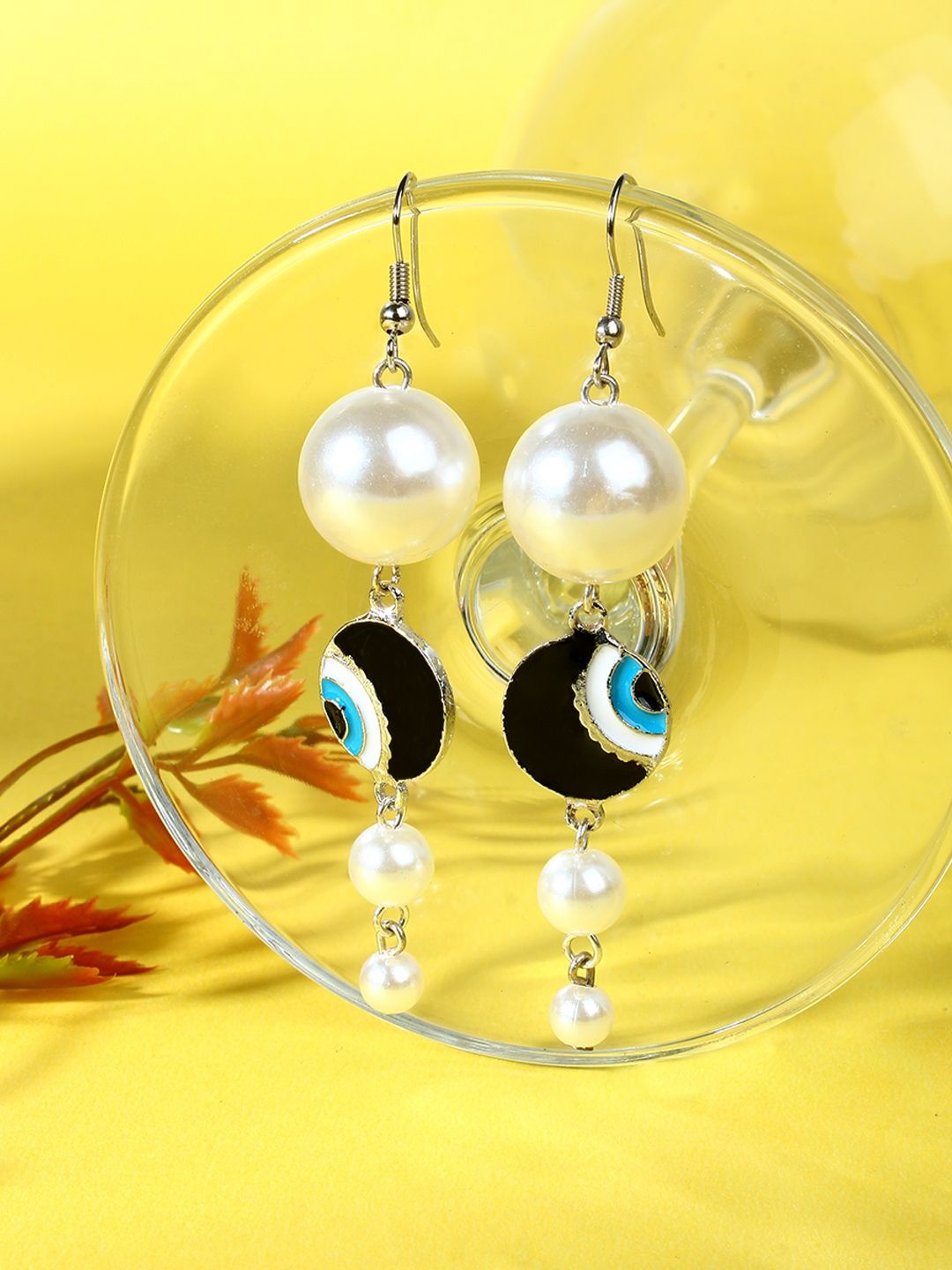 

KPOP Contemporary Drop Earrings, Silver