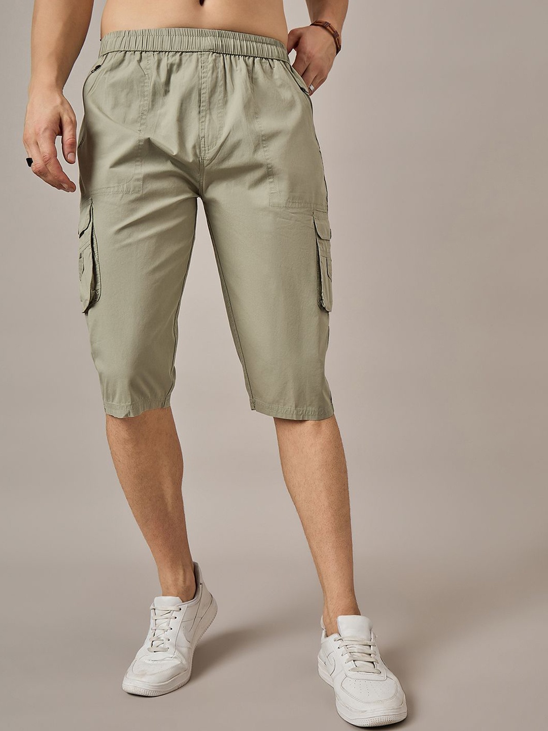 

STUDIO NEXX Men Relaxed Fit Regular Shorts, Olive