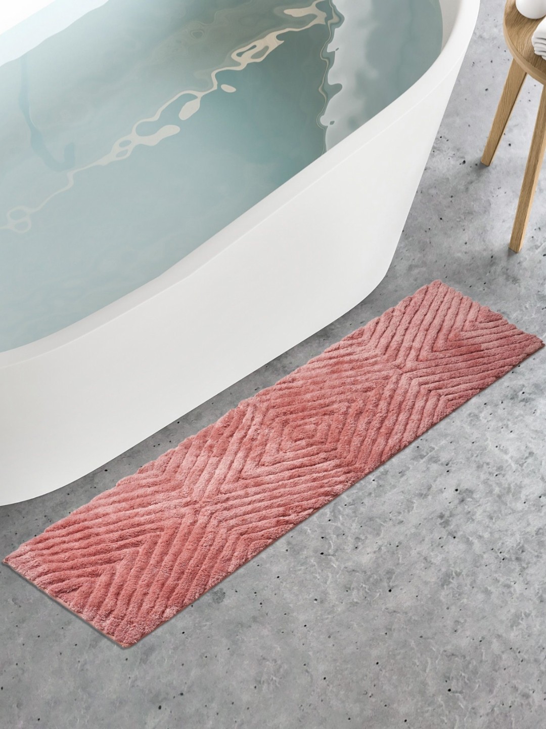 

Home Centre Nova Senorita Pink Striped Bath Runner