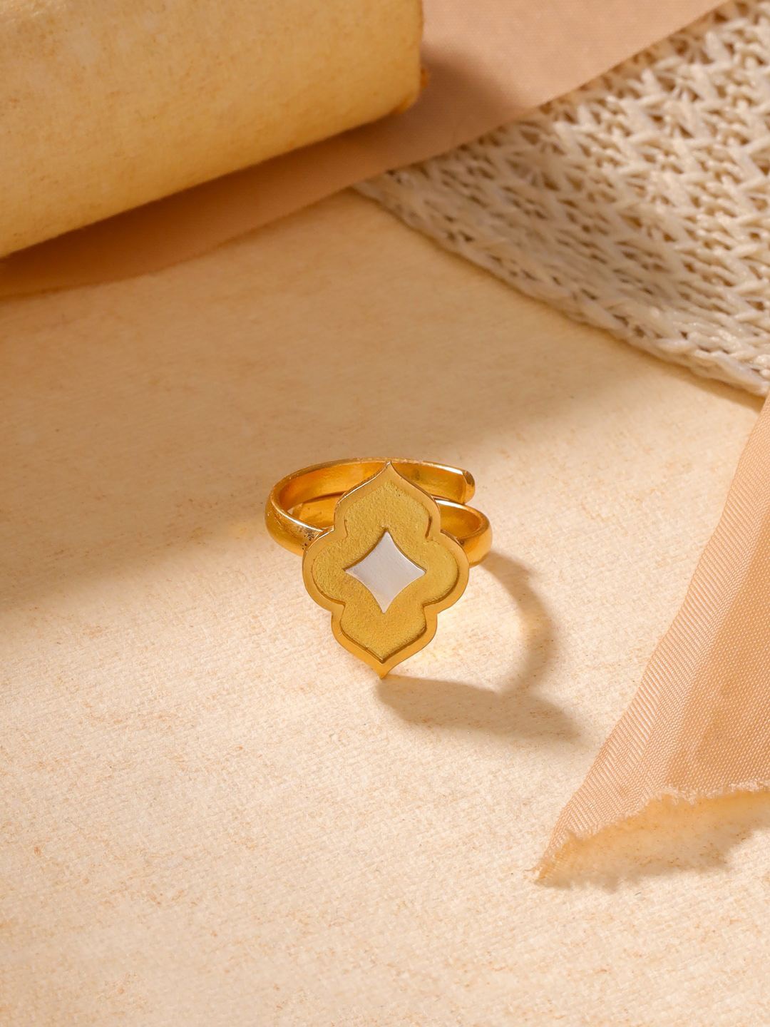 

Mitali Jain 18K Dual-Plated Jodhpur Ring, Gold