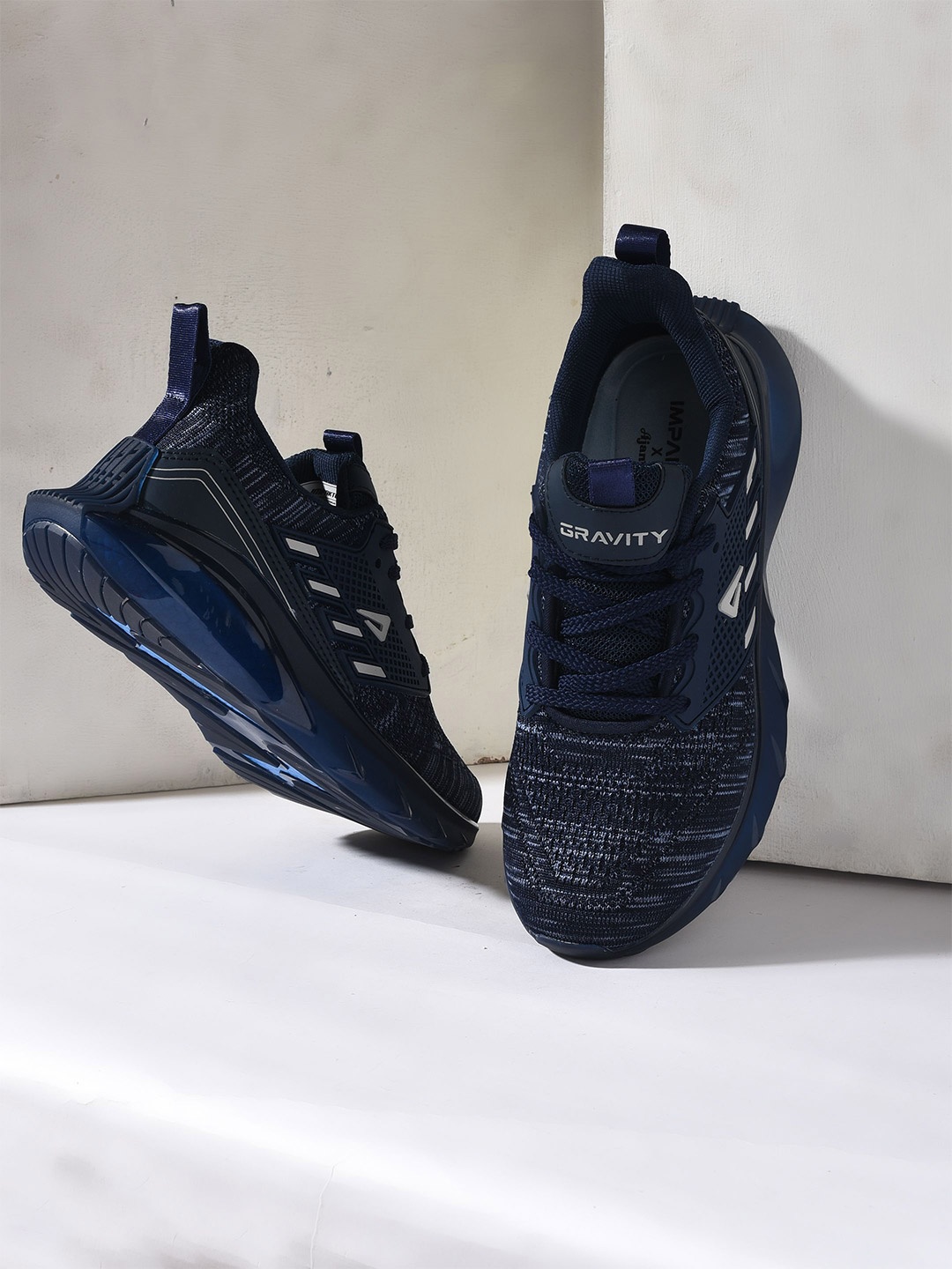 

IMPAKTO Women Mesh Running Shoes, Blue