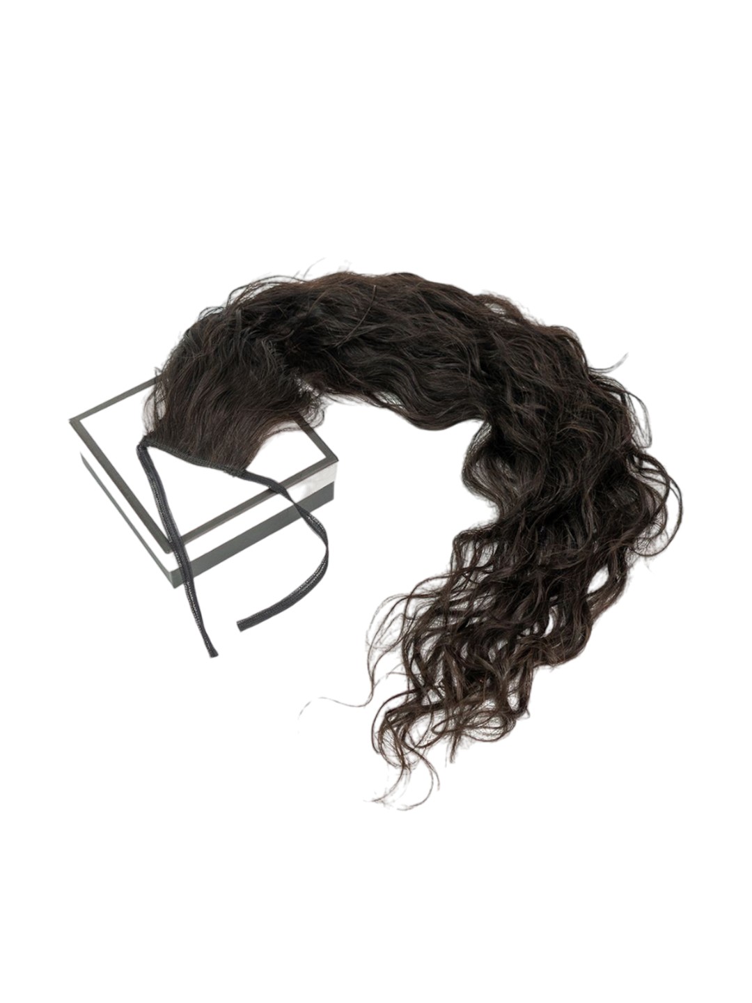 

GEMERIA HAIR Braid Ponytail Hair Extension - 61 Cm - Dark Brown Black