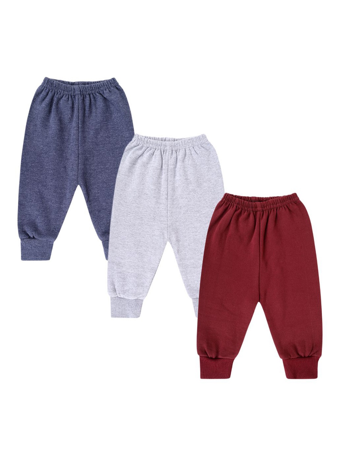 

CLAP Kids Pack of 3 Winter Fleece Joggers, Maroon