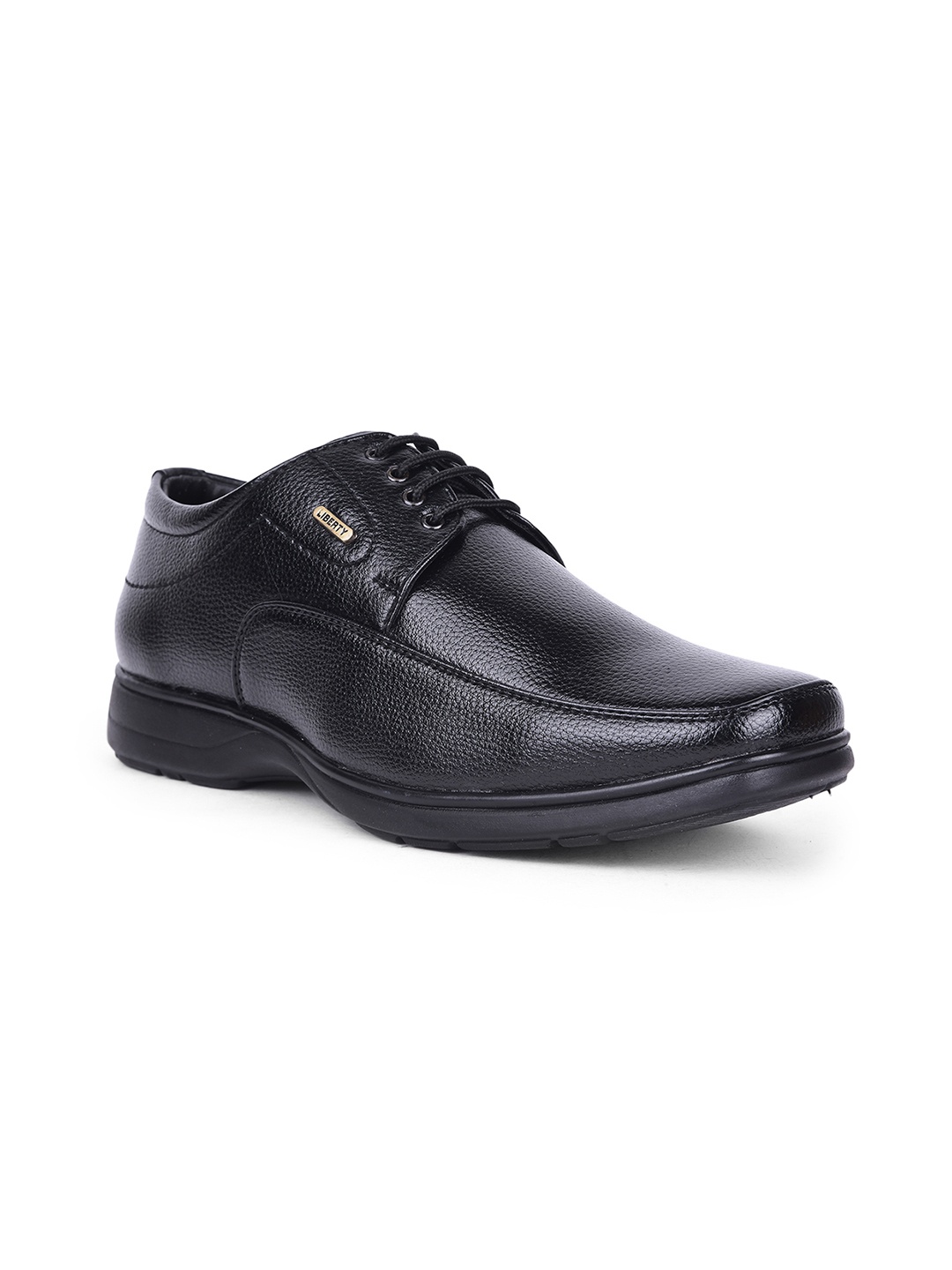 

LIBERTY HOL 131E Men Solid Formal Derby Shoes, Black