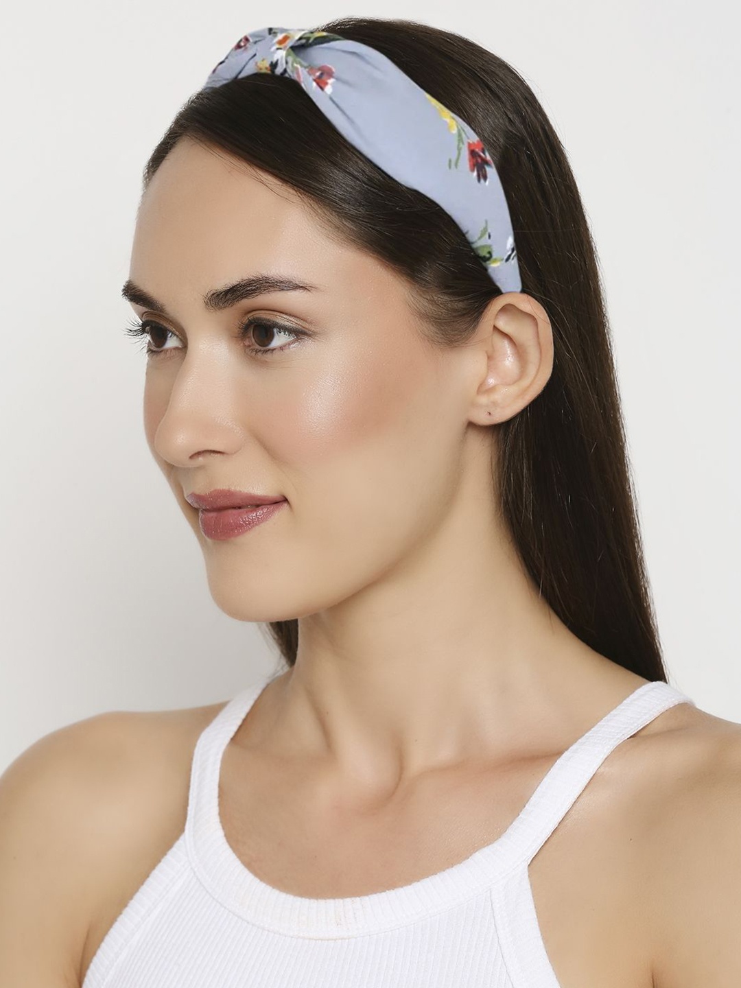 

fabula Women Floral Printed Hairband, Grey