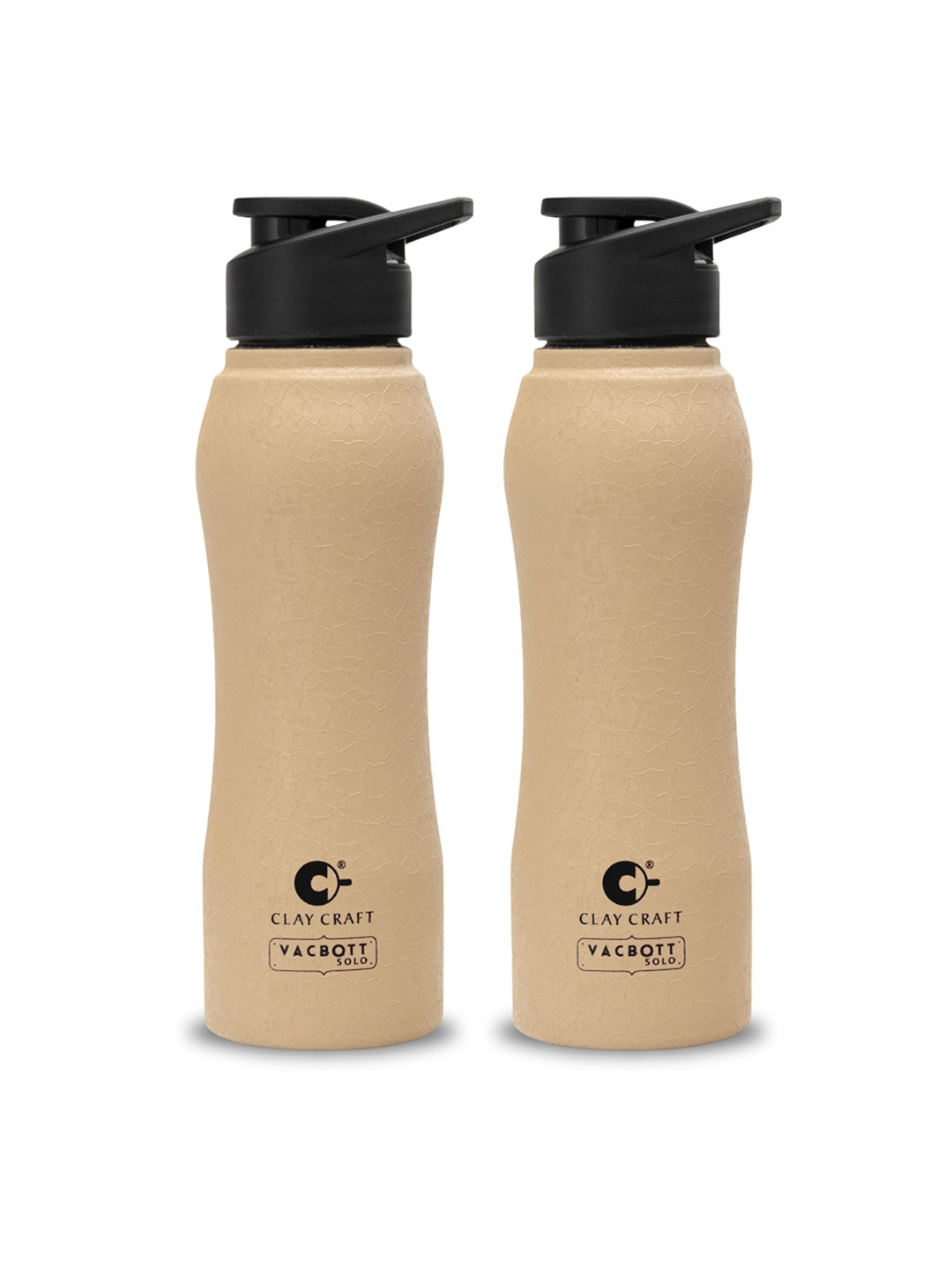 

Clay Craft Vacbott Neo 750Ml Single-Wall Stainless Steel BIS Approved Water Bottle, Beige