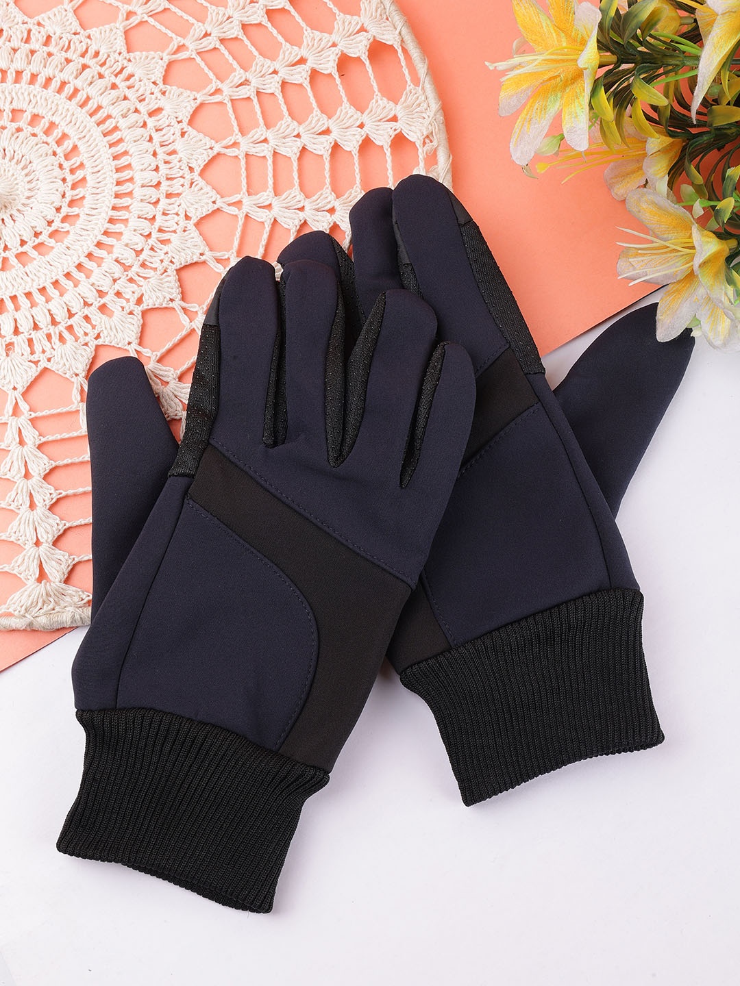 

ELLIS Unisex Acrylic Touchscreen Gloves, Blue