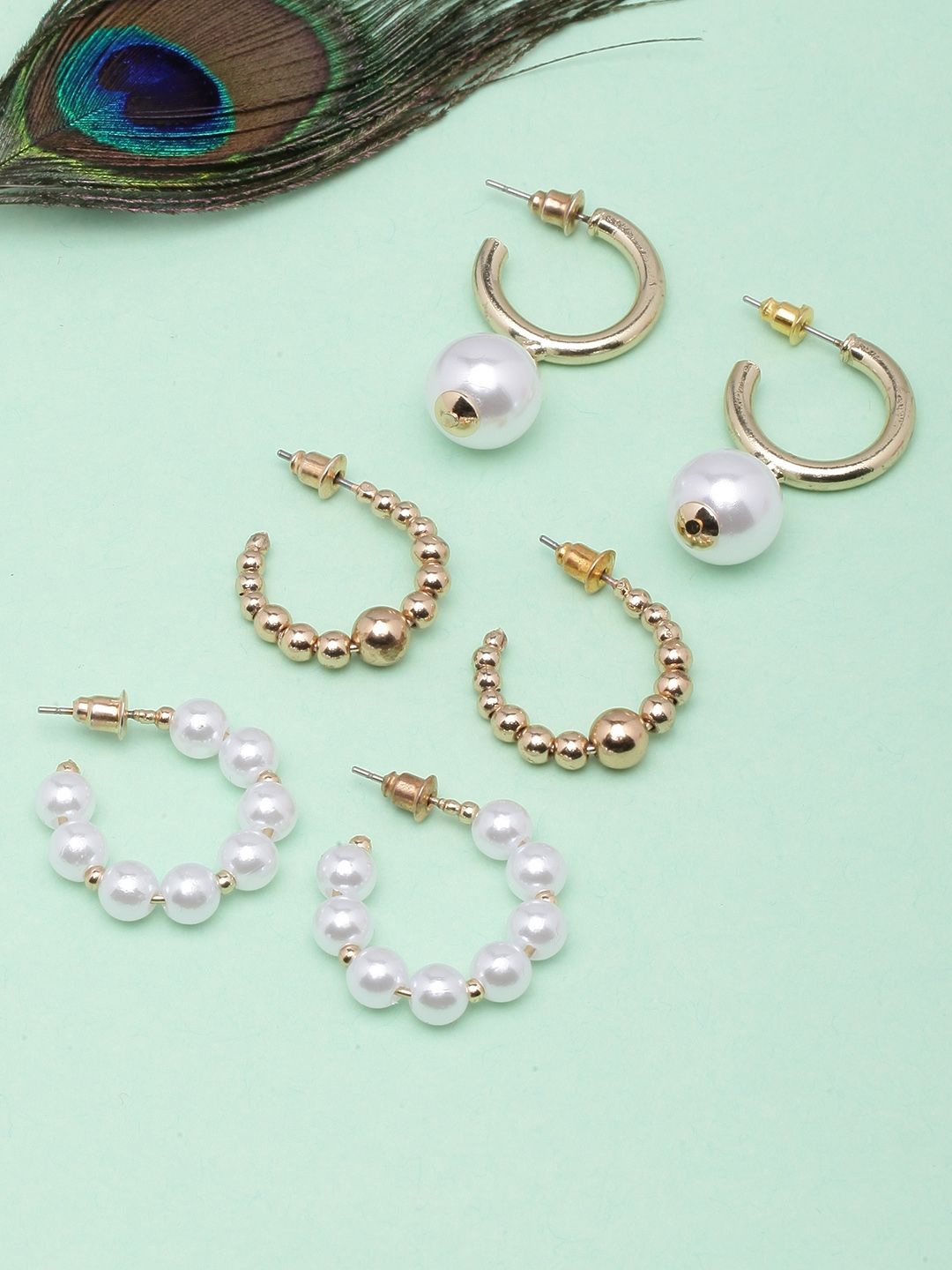 

KPOP Contemporary Drop Earrings, Gold