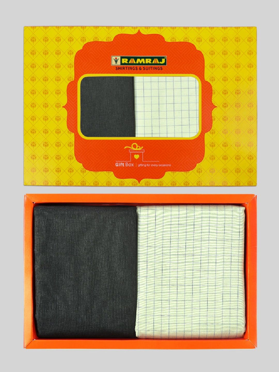 

Ramraj Men Checked Cotton Shirt and Trousers Clothing Fabric, Green