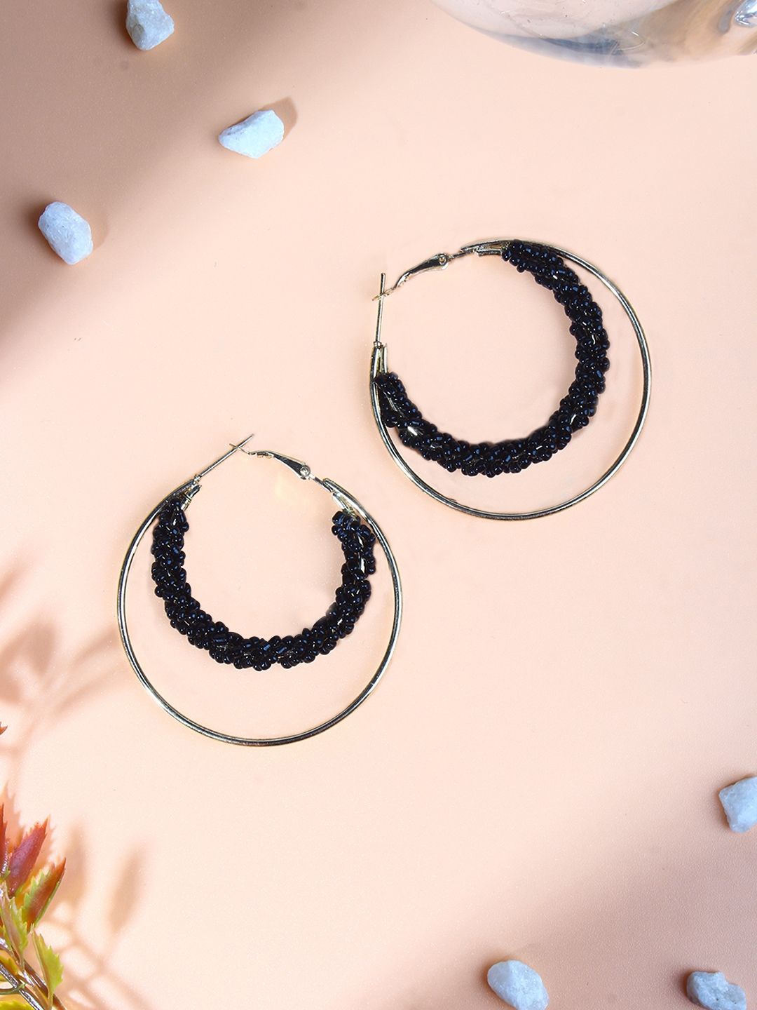 

KPOP Gold-Plated Contemporary Hoop Earrings