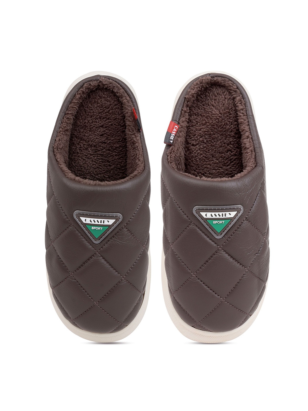 

CASSIEY Men Room Slippers, Brown