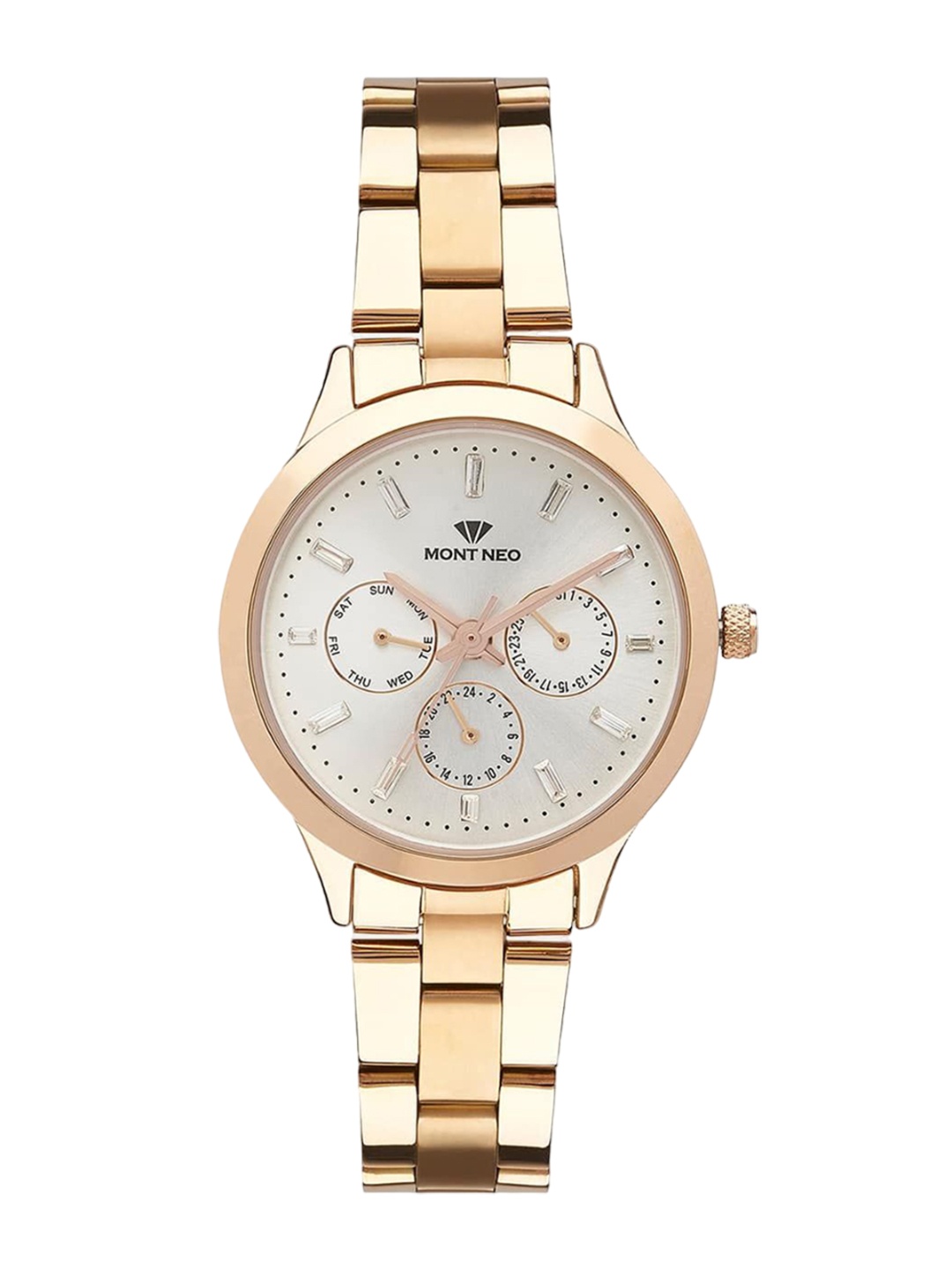 

MONT NEO Women Dial & Straps Analogue Watch 9009M-M3303, Silver