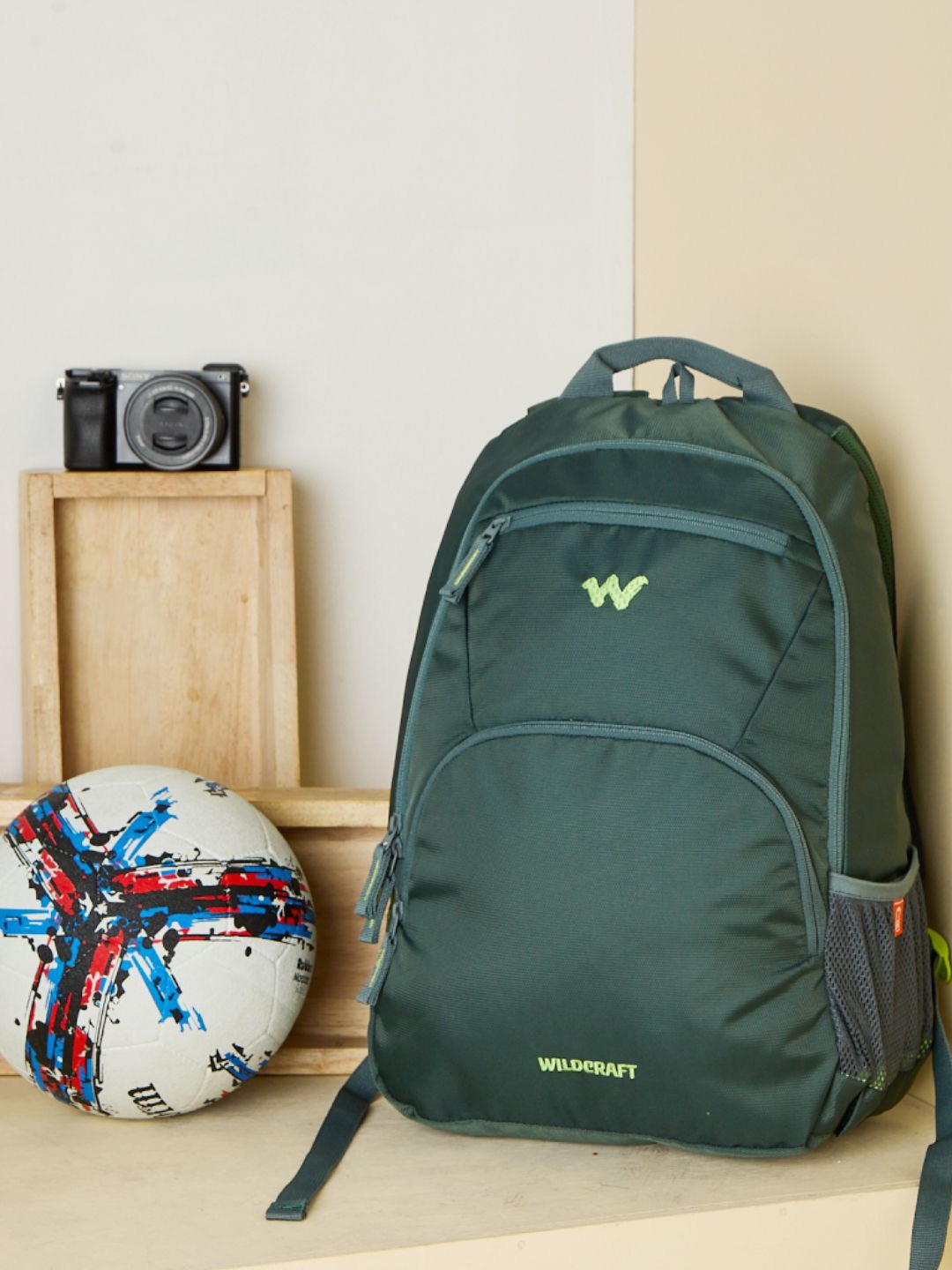

Wildcraft Ace 22 Unisex Up To 16 inch Solid Laptop Backpack, Green