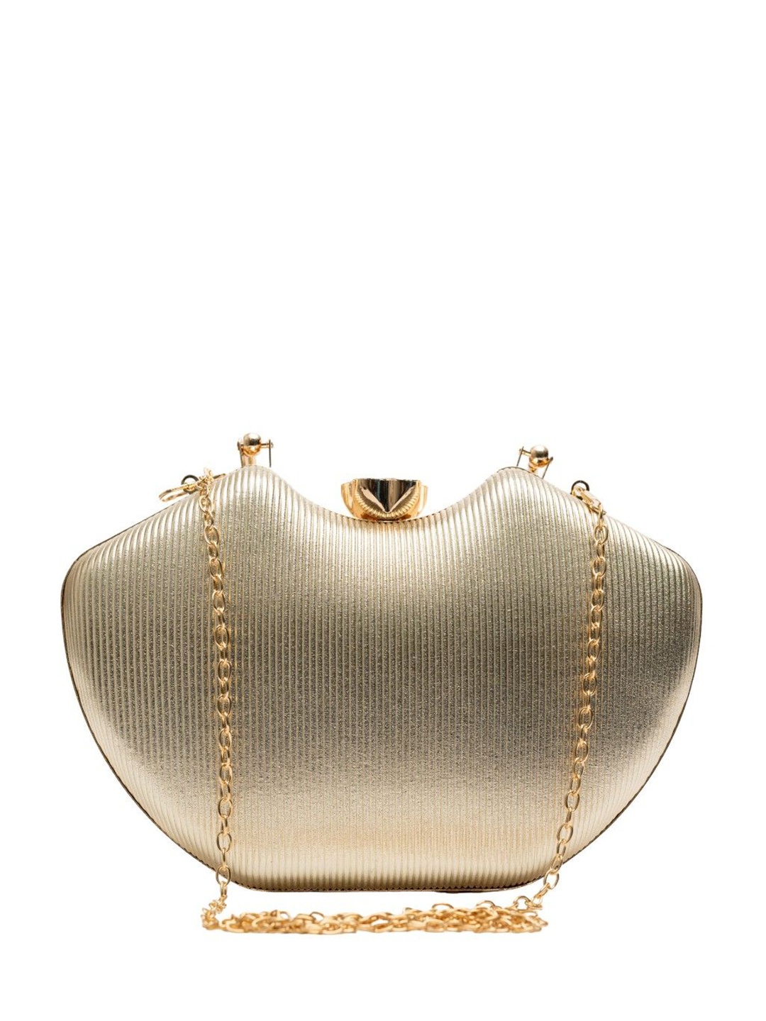 

Vdesi Embellished Box Clutch, Gold