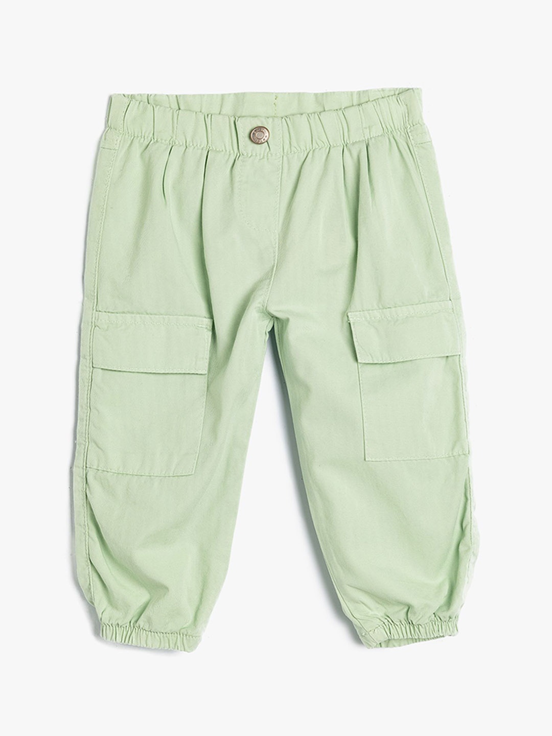 

Koton Girls Regular Fit Mid Rise Cotton Trouser, Green