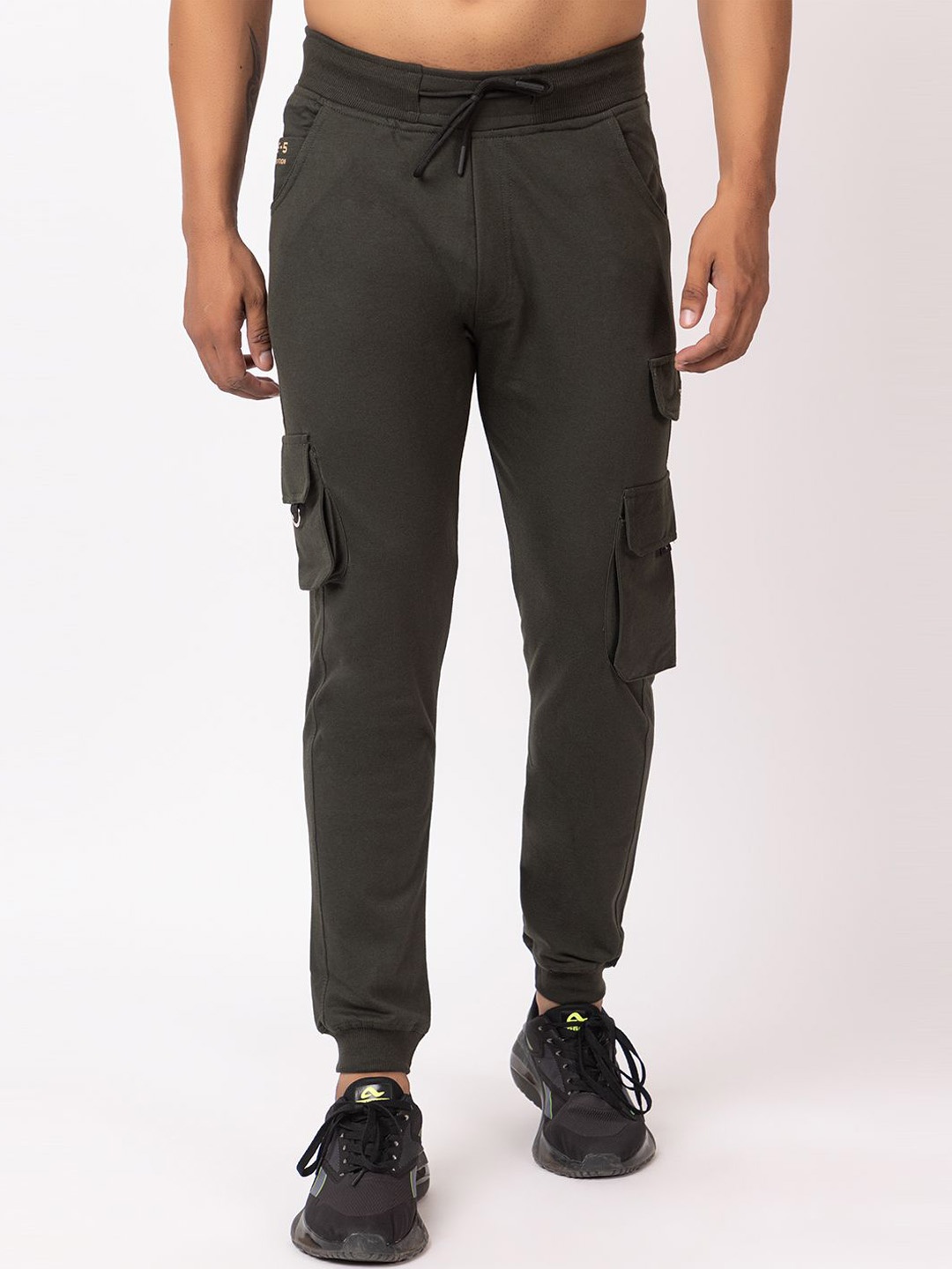 

GEE 5 Men Mid Rise Joggers, Olive