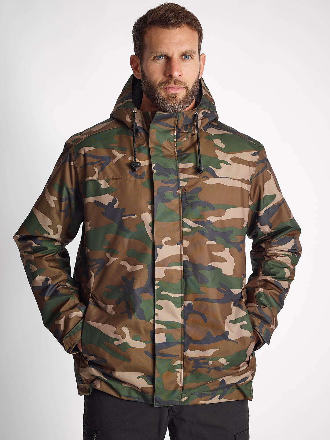 

SOLOGNAC By Decathlon Men Green Camouflage -10 Degrees Hiking Jackets