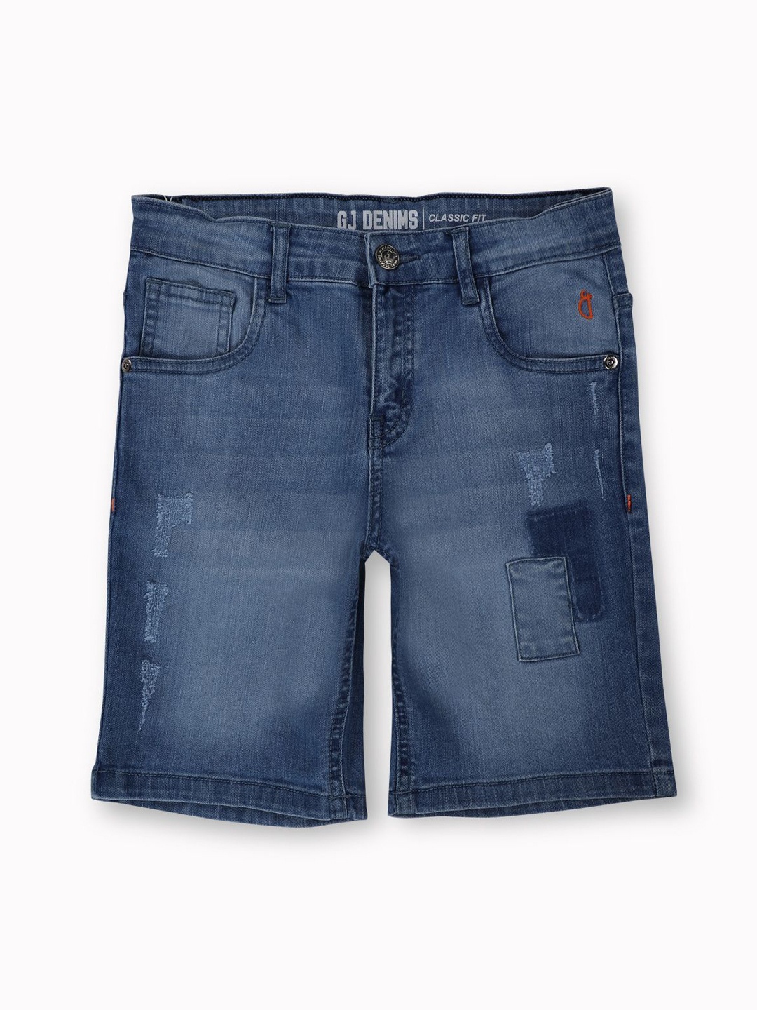 

Gini and Jony Boys Washed Denim Denim Shorts Technology, Blue