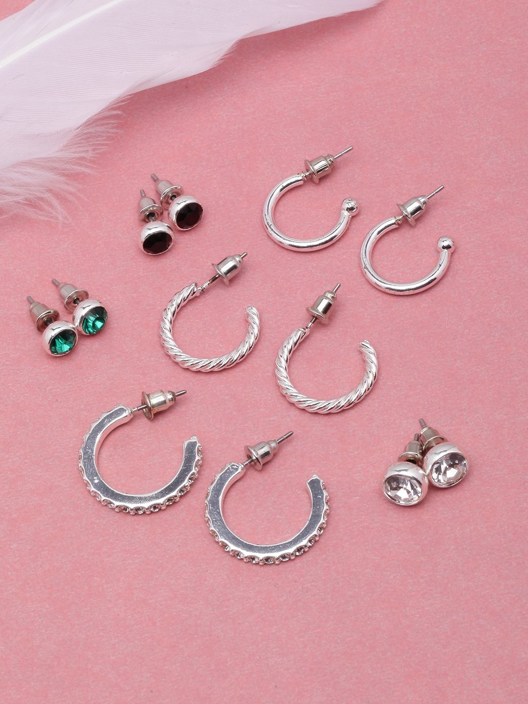 

KPOP Circular Drop Earrings, Gold