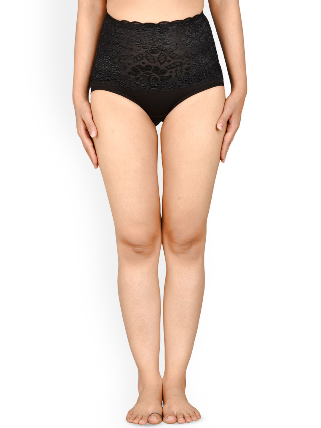 

SELETA Self Design Hipster Briefs STBLKPNT122, Black