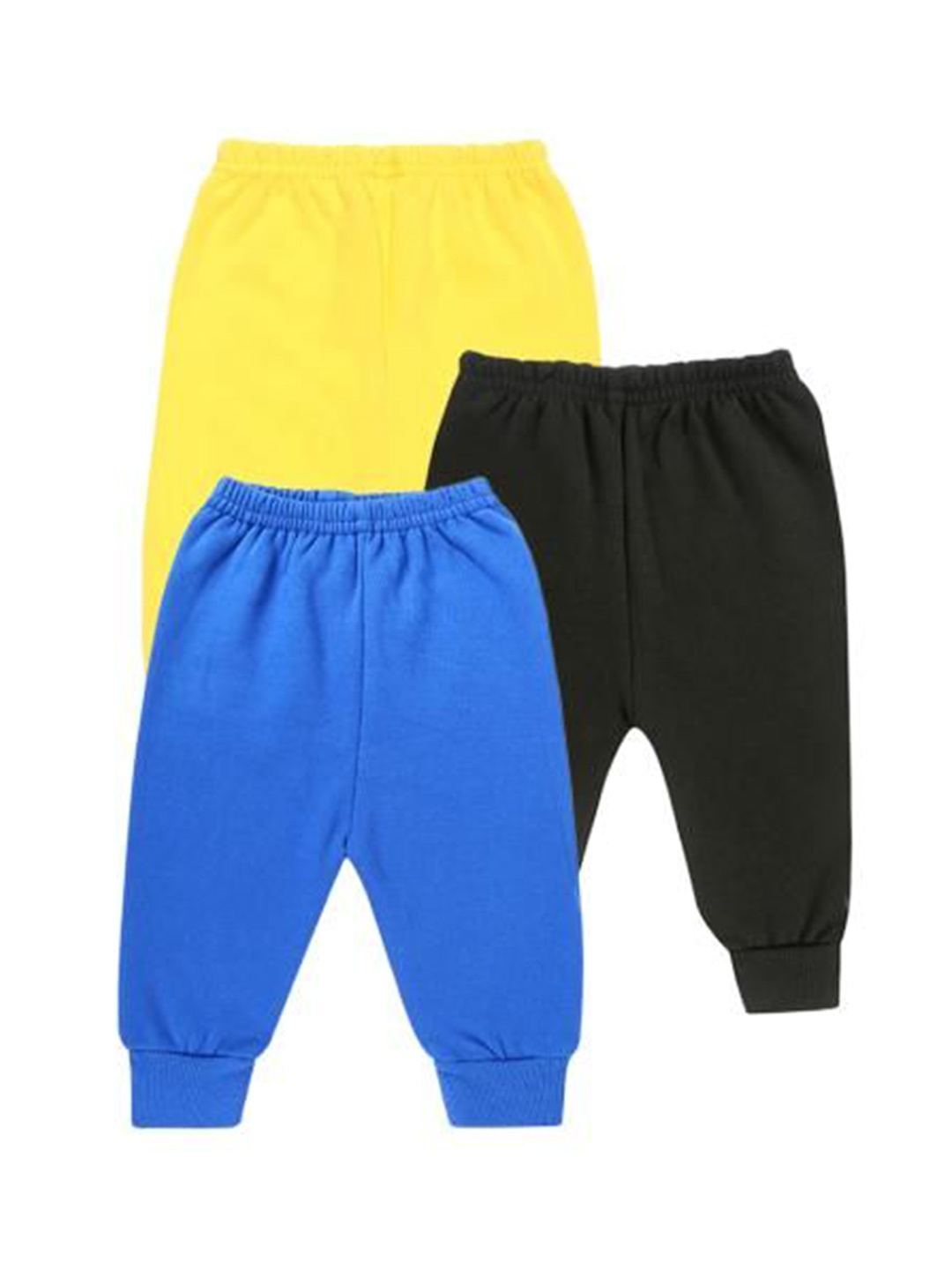 

CLAP Kids Pack of 3 Winter Fleece Joggers, Yellow
