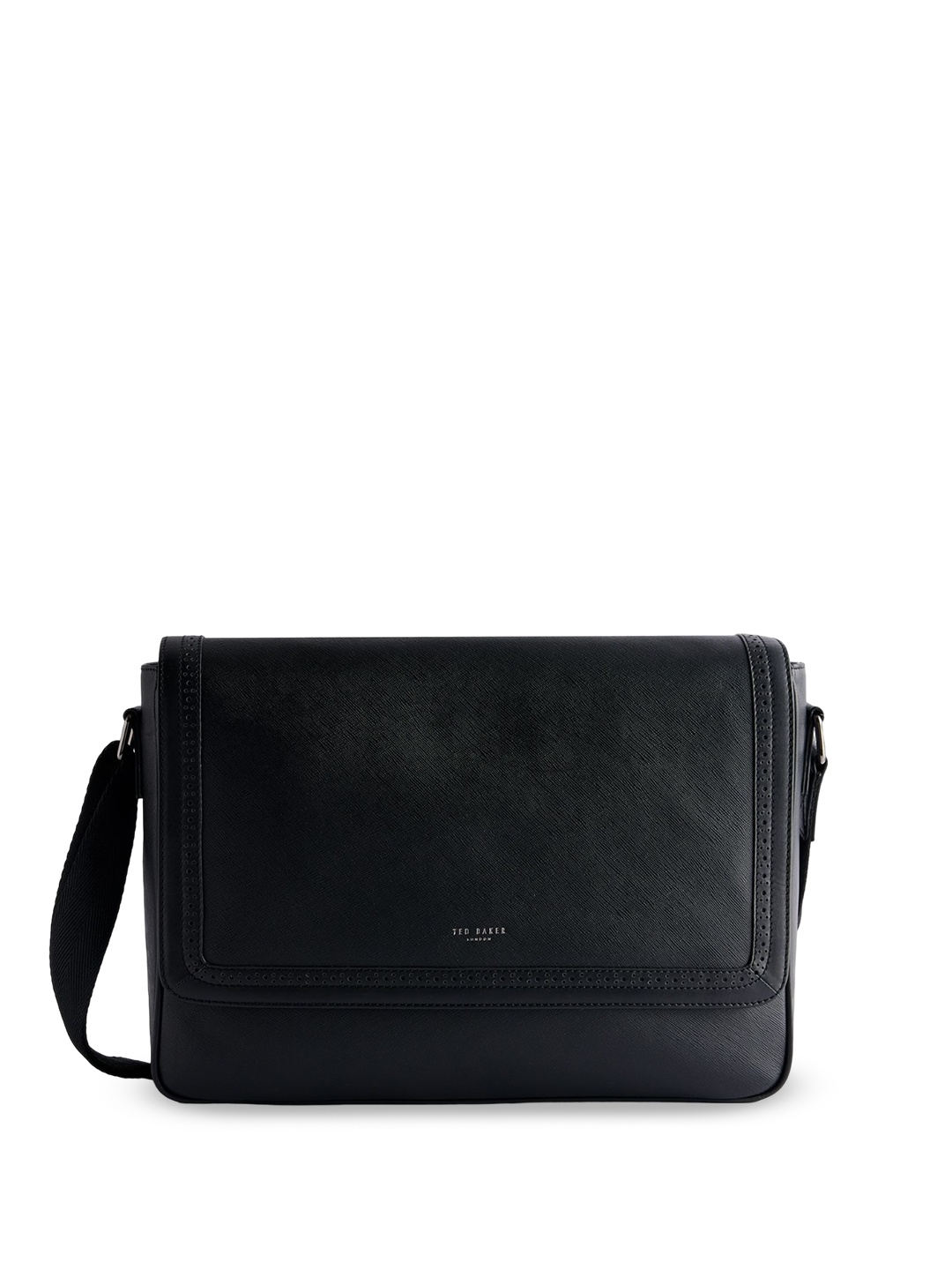 

Ted Baker Men Leather Bucket Shoulder Bag, Black