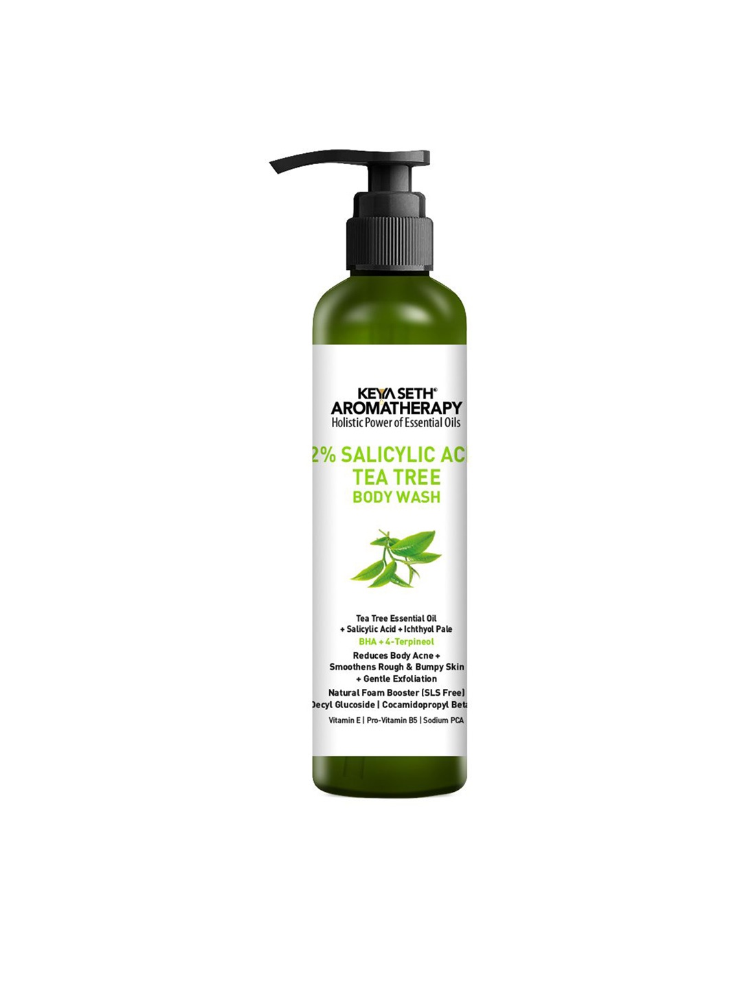 

KEYA SETH Salicylic Acid Tea Tree Body Wash- 200 ml, Transparent