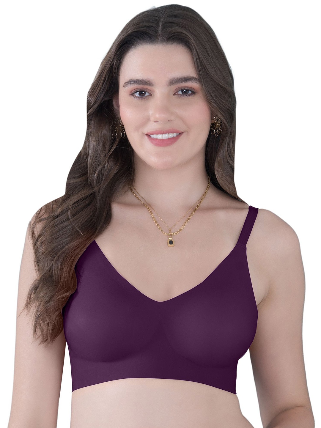 

Tweens Seamless Bonded Lightly Padded InvisiBra, Purple