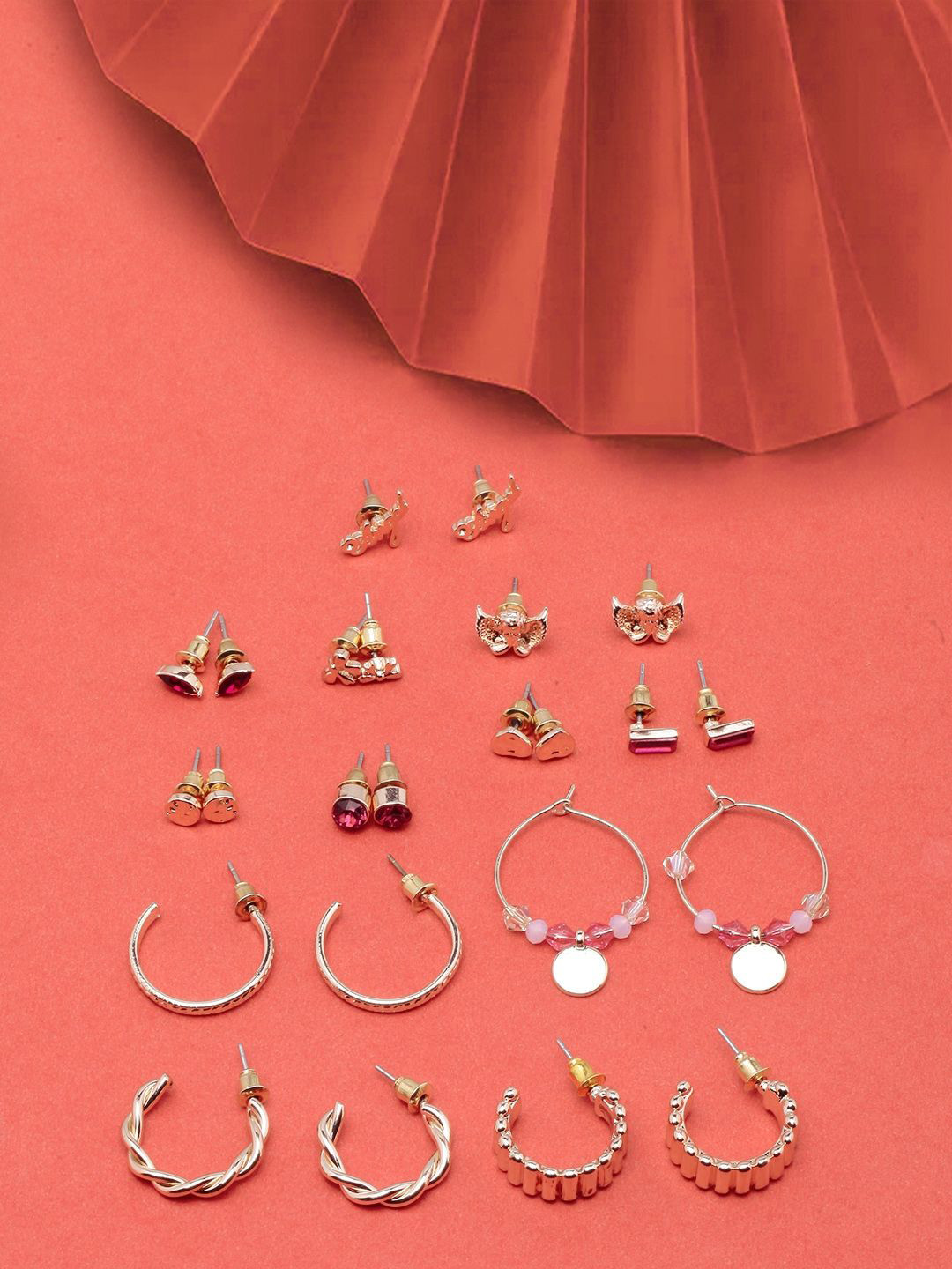 

KPOP Contemporary Drop Earrings, Gold