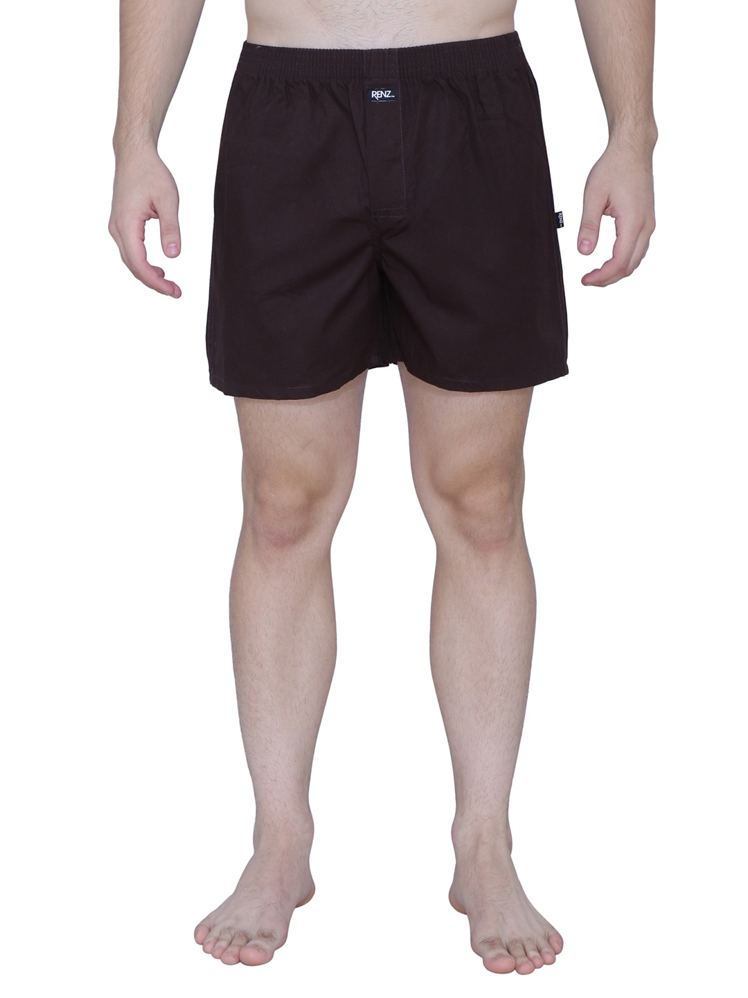

RENZ Men Cotton Boxers RBX2109_M, Brown