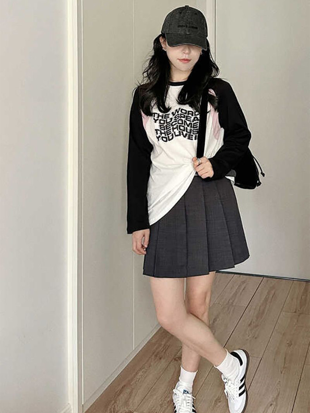

StyleCast x Revolte Women Typography Printed T-shirt, Black
