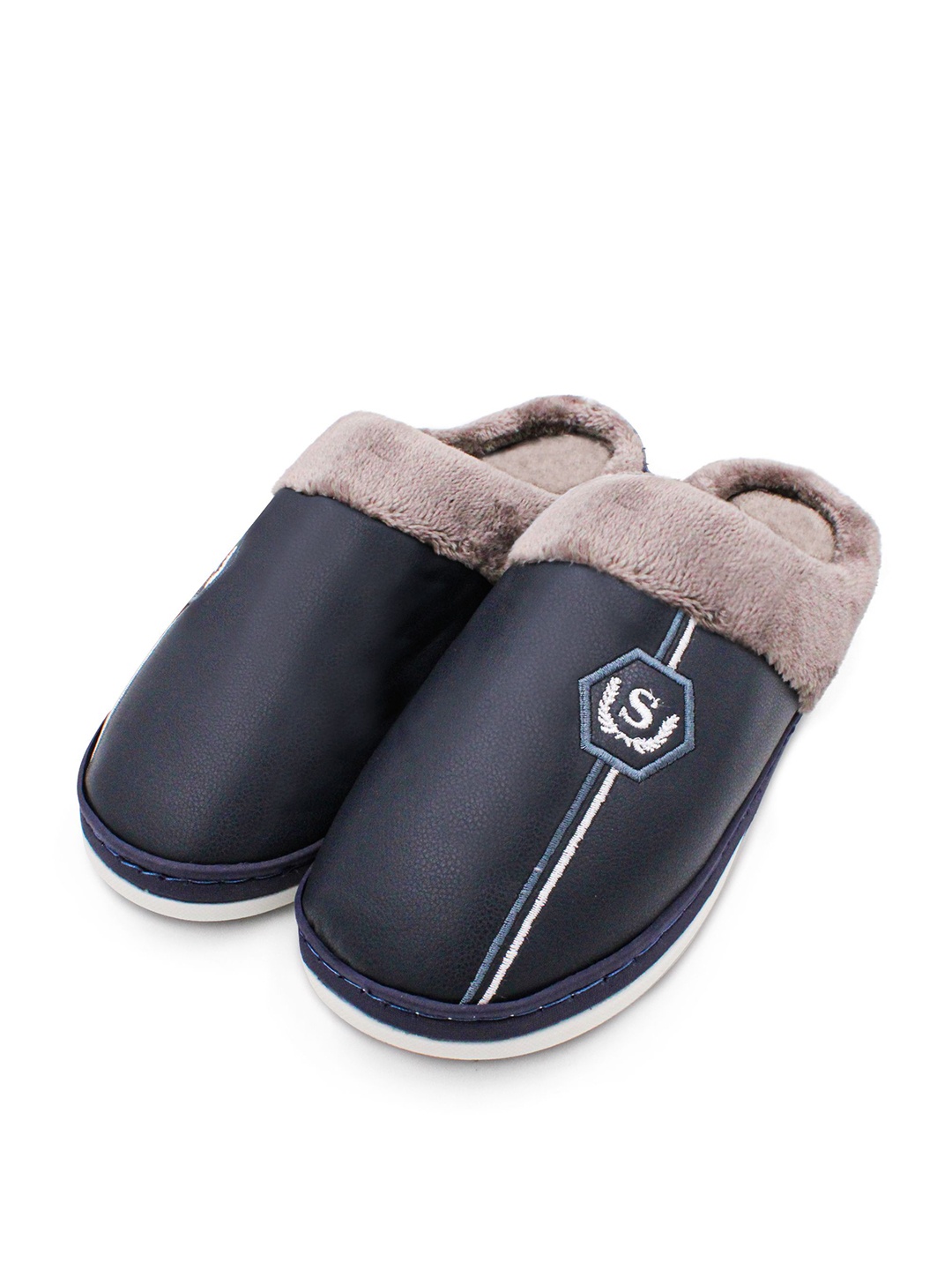 

JENNA Men Room Slippers, Blue