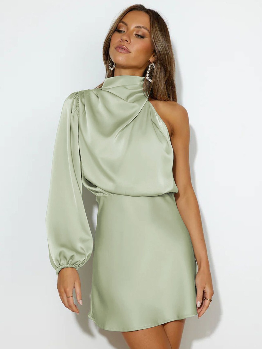 

HERE&NOW Women A-Line Dress, Green