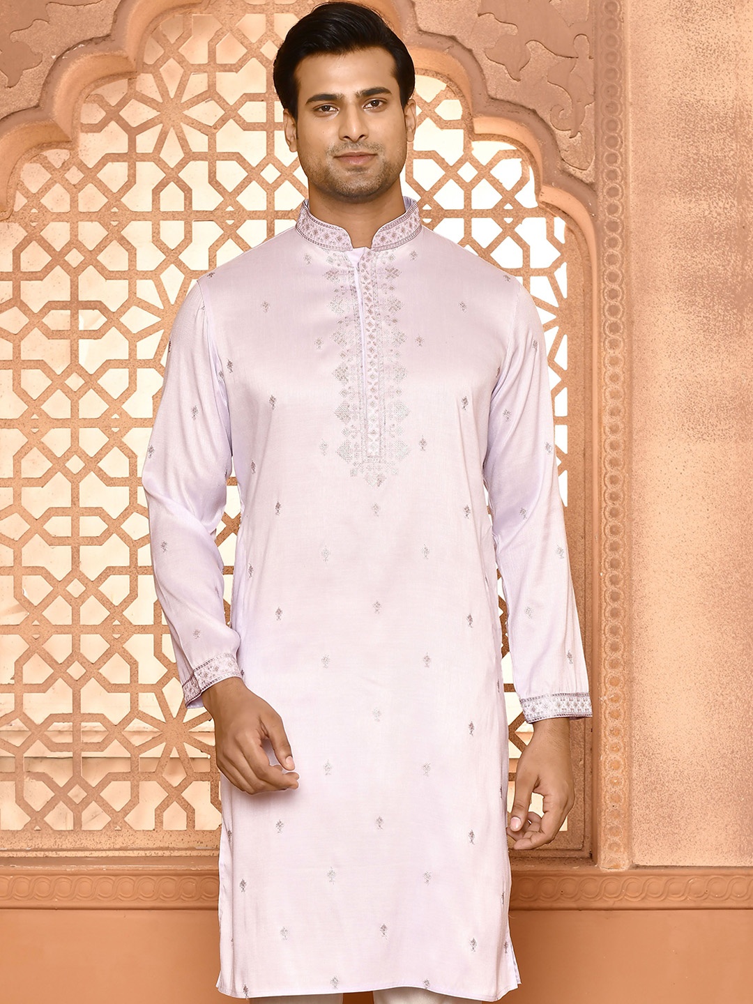 

MAAHI FABS Men Kurta, Blue