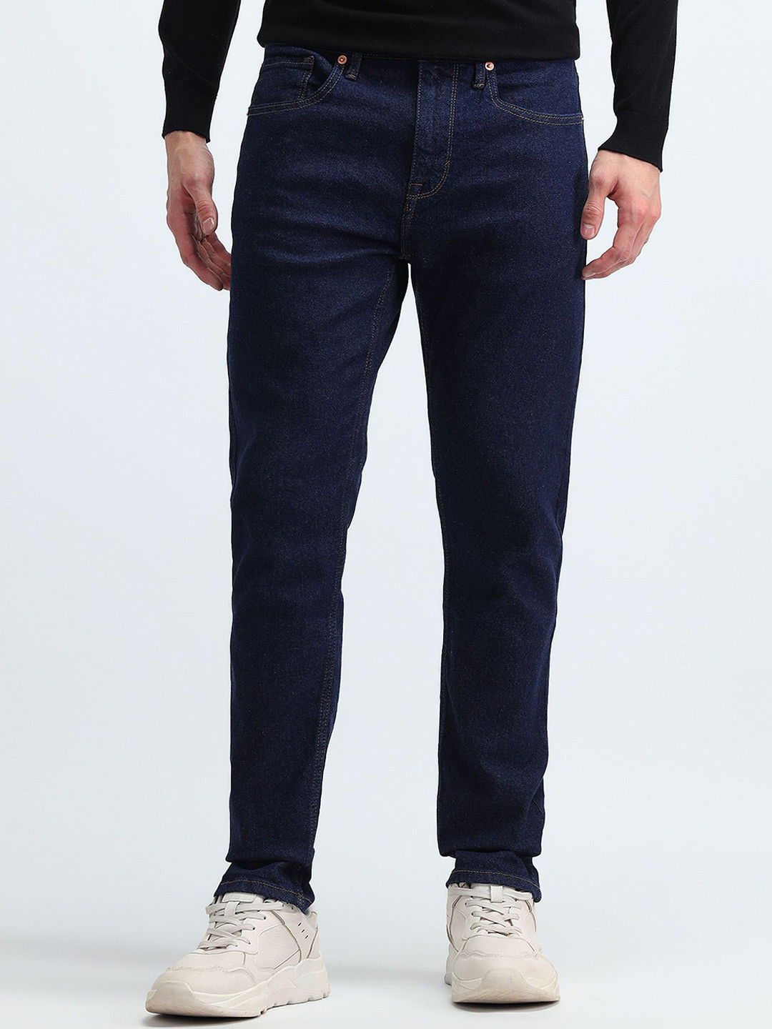 

Flying Machine Men Slim Fit Stretchable Jeans, Blue