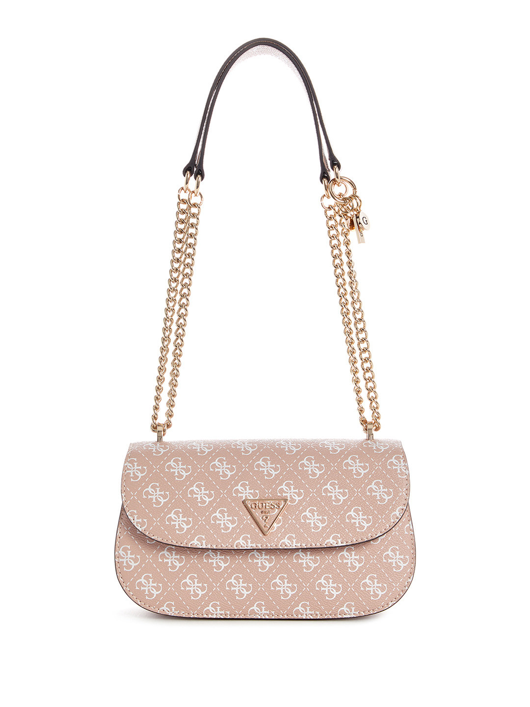 

GUESS Women Brand Logo Printed Crossbody Sling Bag, Pink