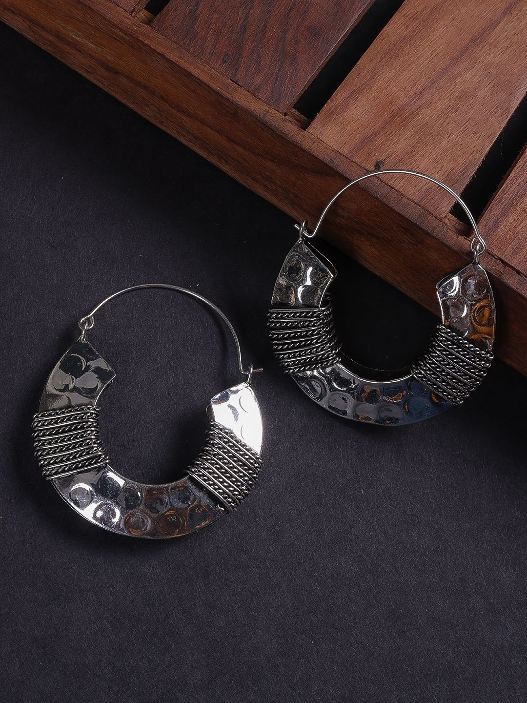 

KPOP Silver-Plated Contemporary Drop Earrings