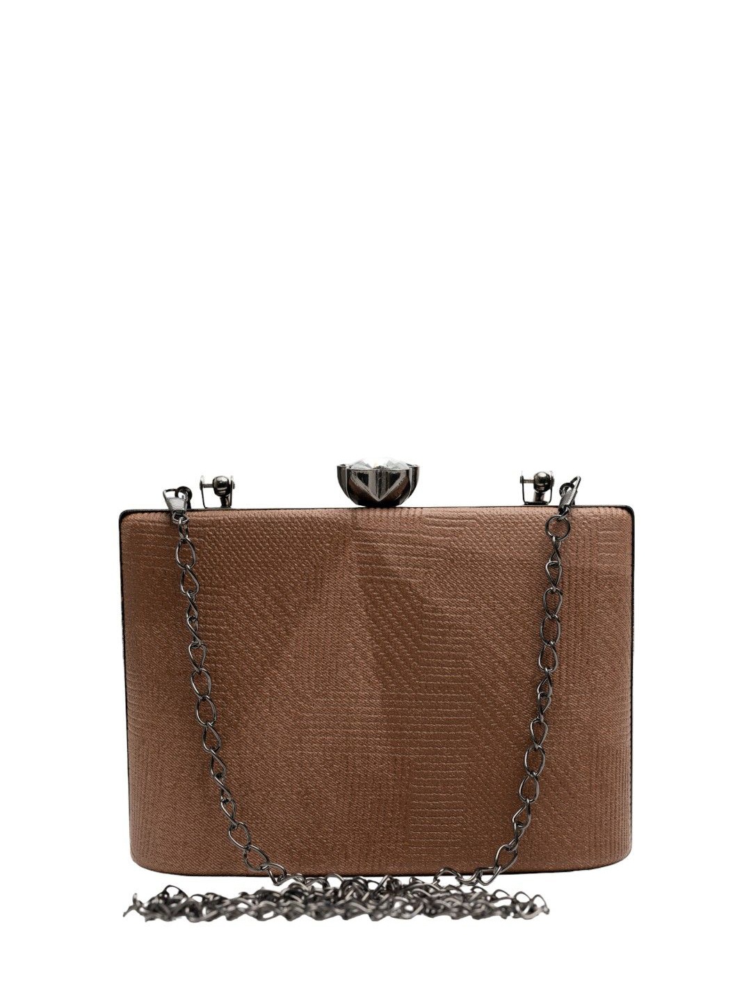 

Vdesi Potli Sophisticated Clutch, Brown