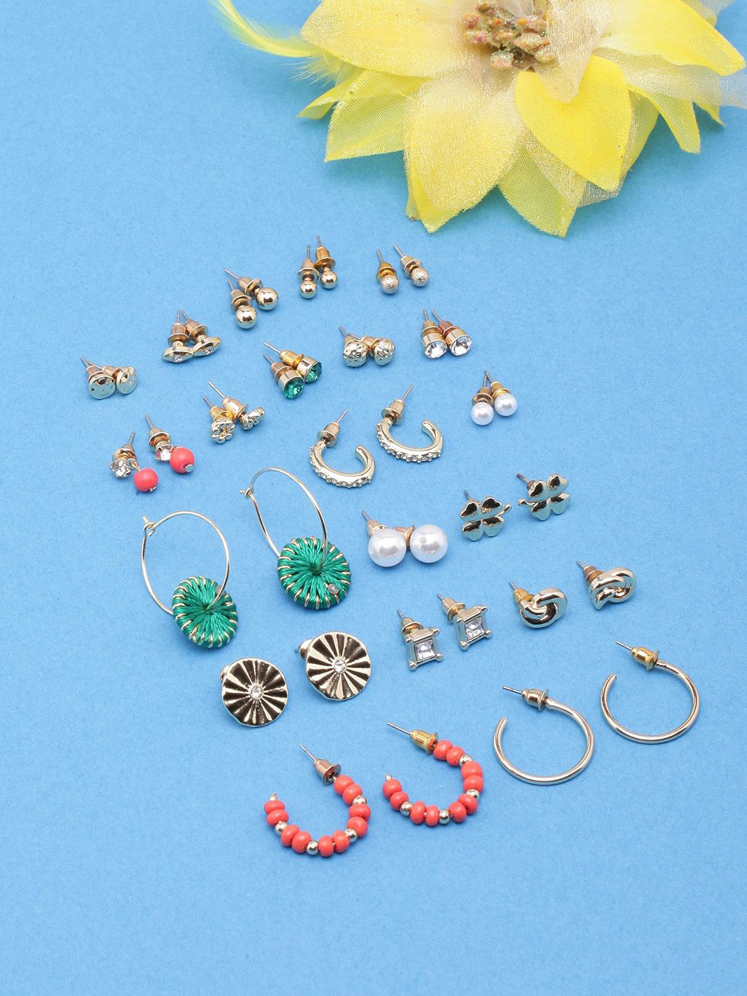 

KPOP Contemporary Drop Earrings, Gold